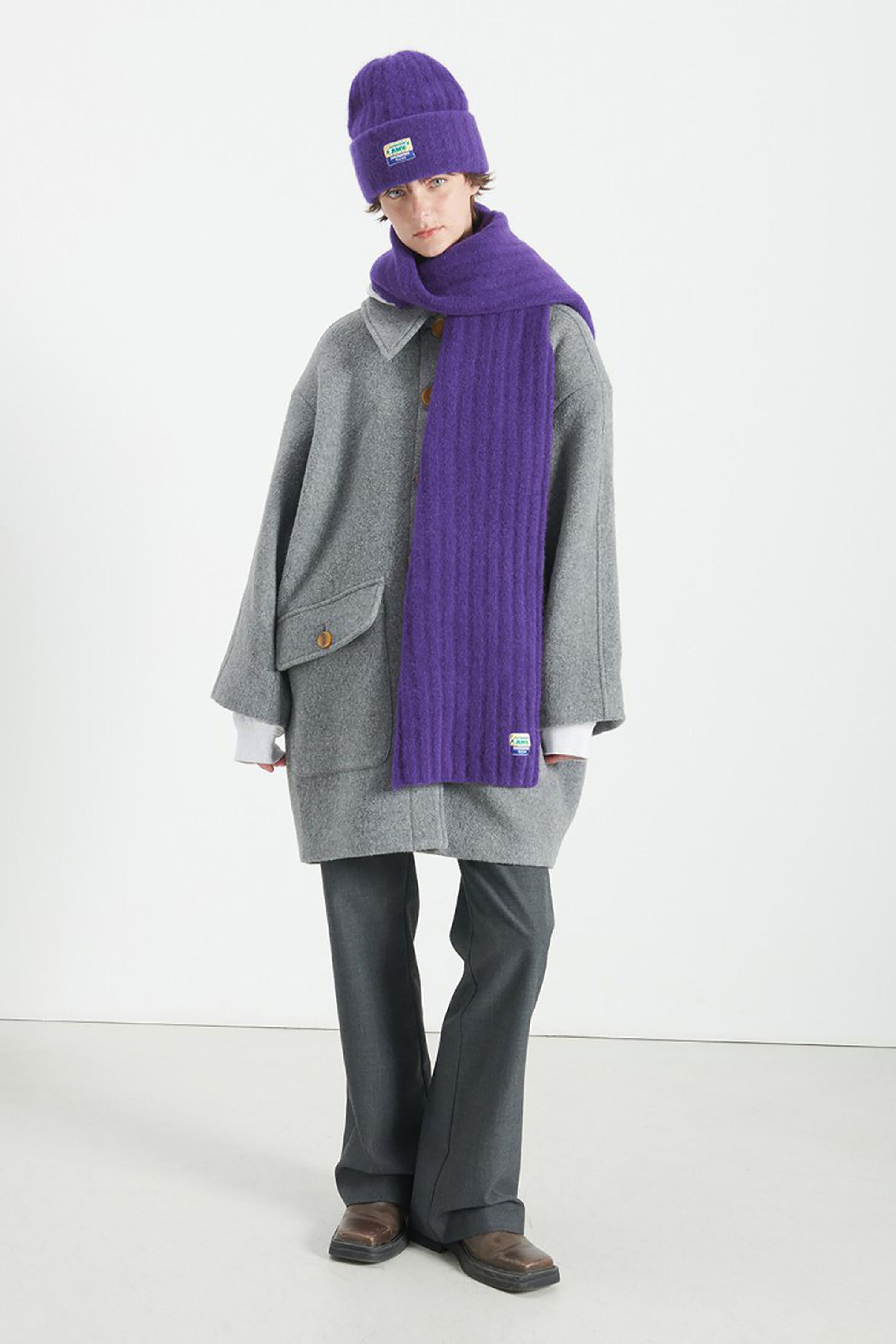 Vitow Scarf - Eggplant