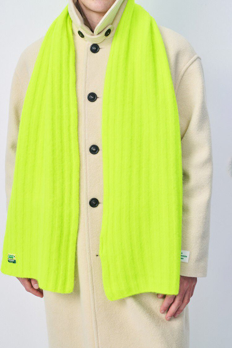  Vitow Scarf - Fluorescent Yellow Melange - RUM Amsterdam