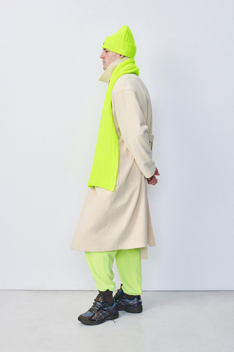  Vitow Scarf - Fluorescent Yellow Melange - RUM Amsterdam