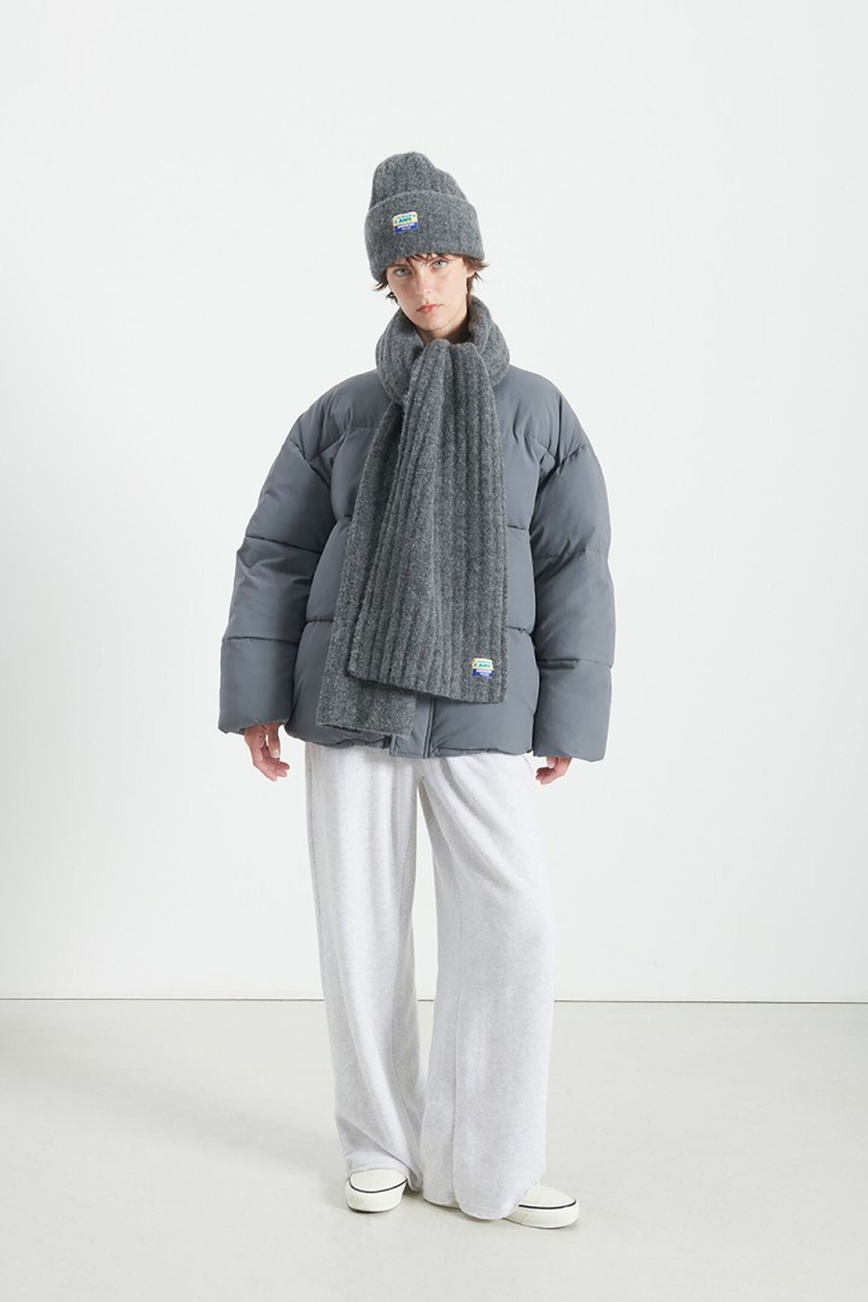 Vitow Scarf - Steel Melange