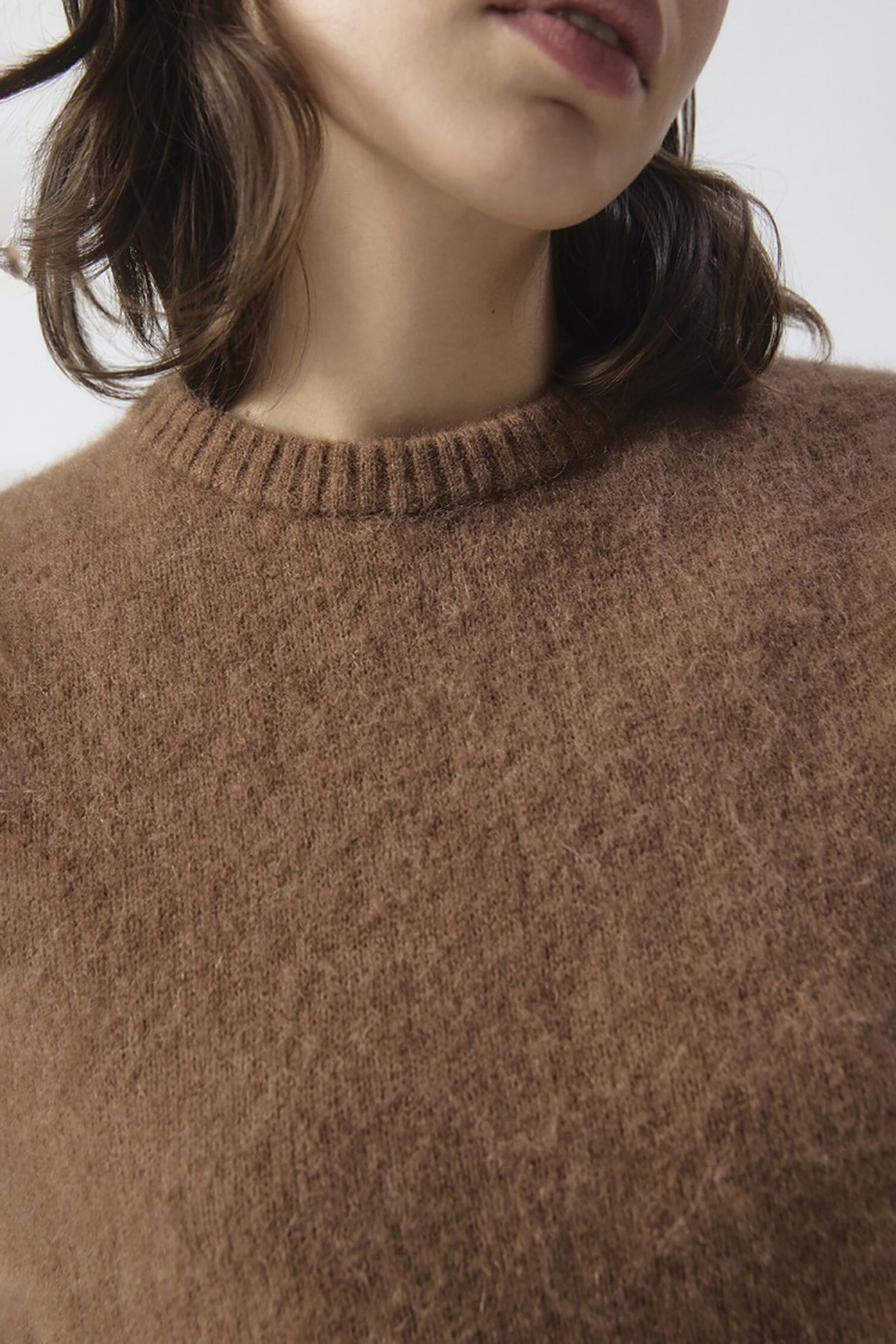 Vitow Sleeveless Jumper - Chocolate Melange