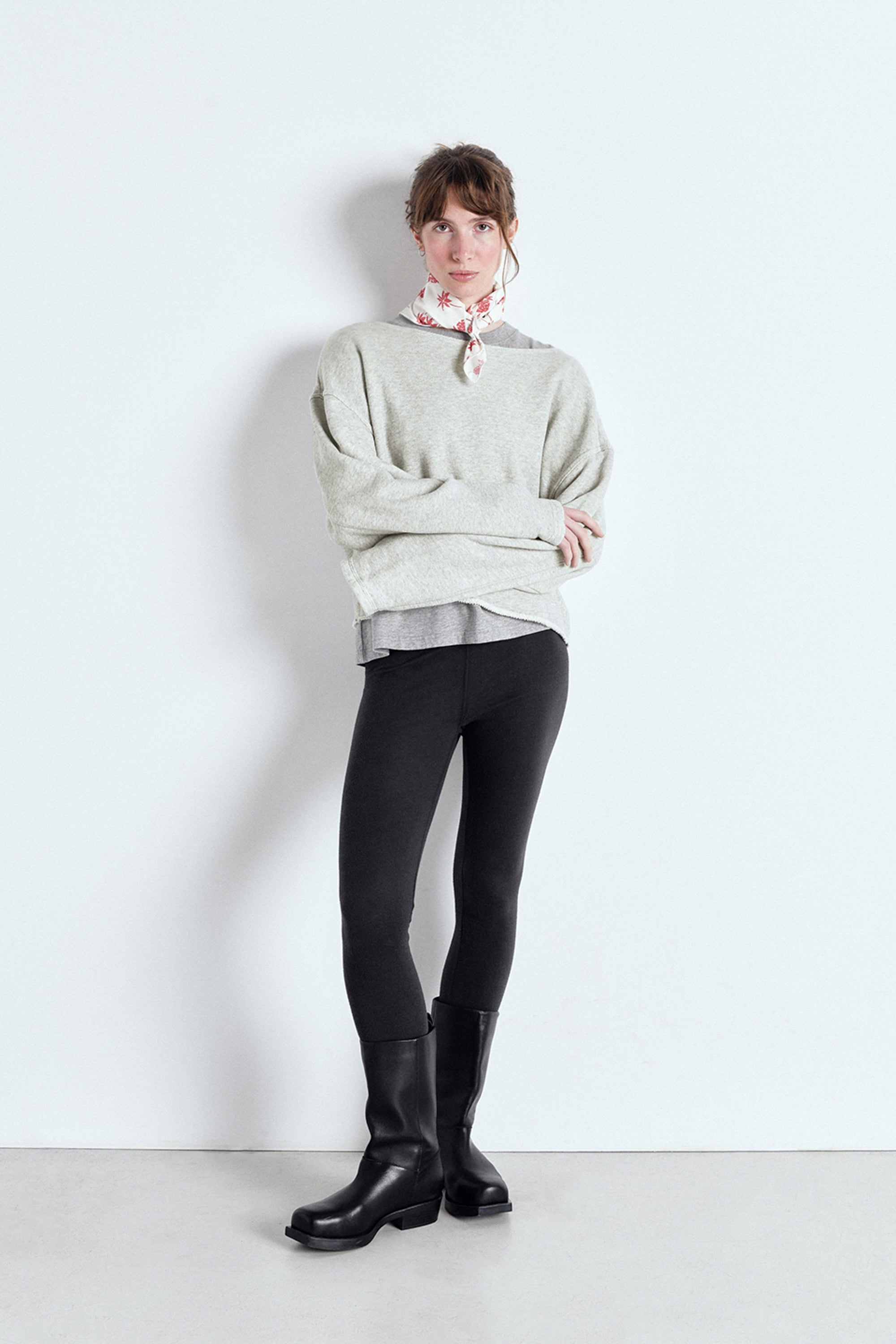 Ypawood Legging - Carbon Melange