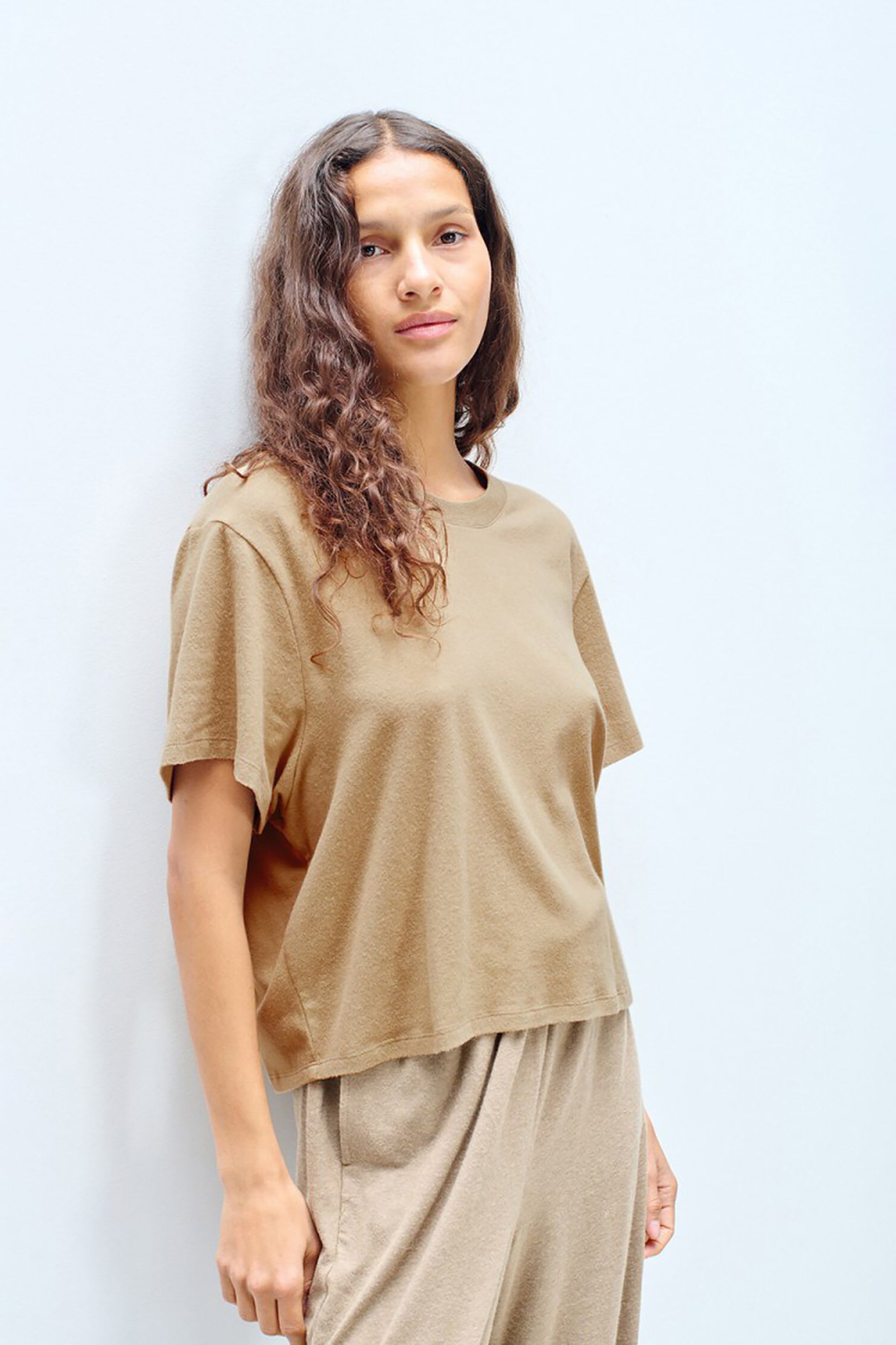  Ypawood T-Shirt - Macchiato Melange - RUM Amsterdam