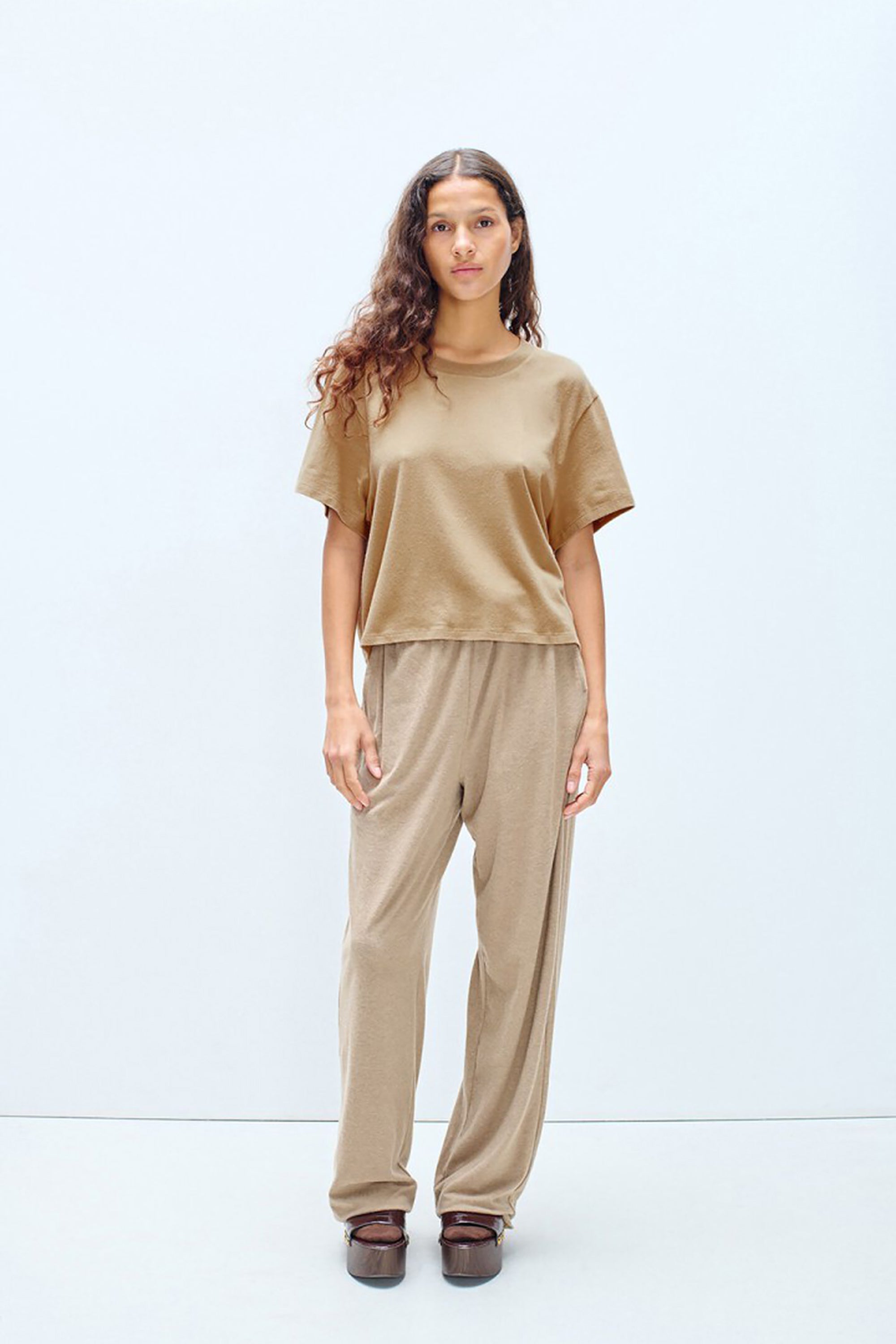  Ypawood T-Shirt - Macchiato Melange - RUM Amsterdam