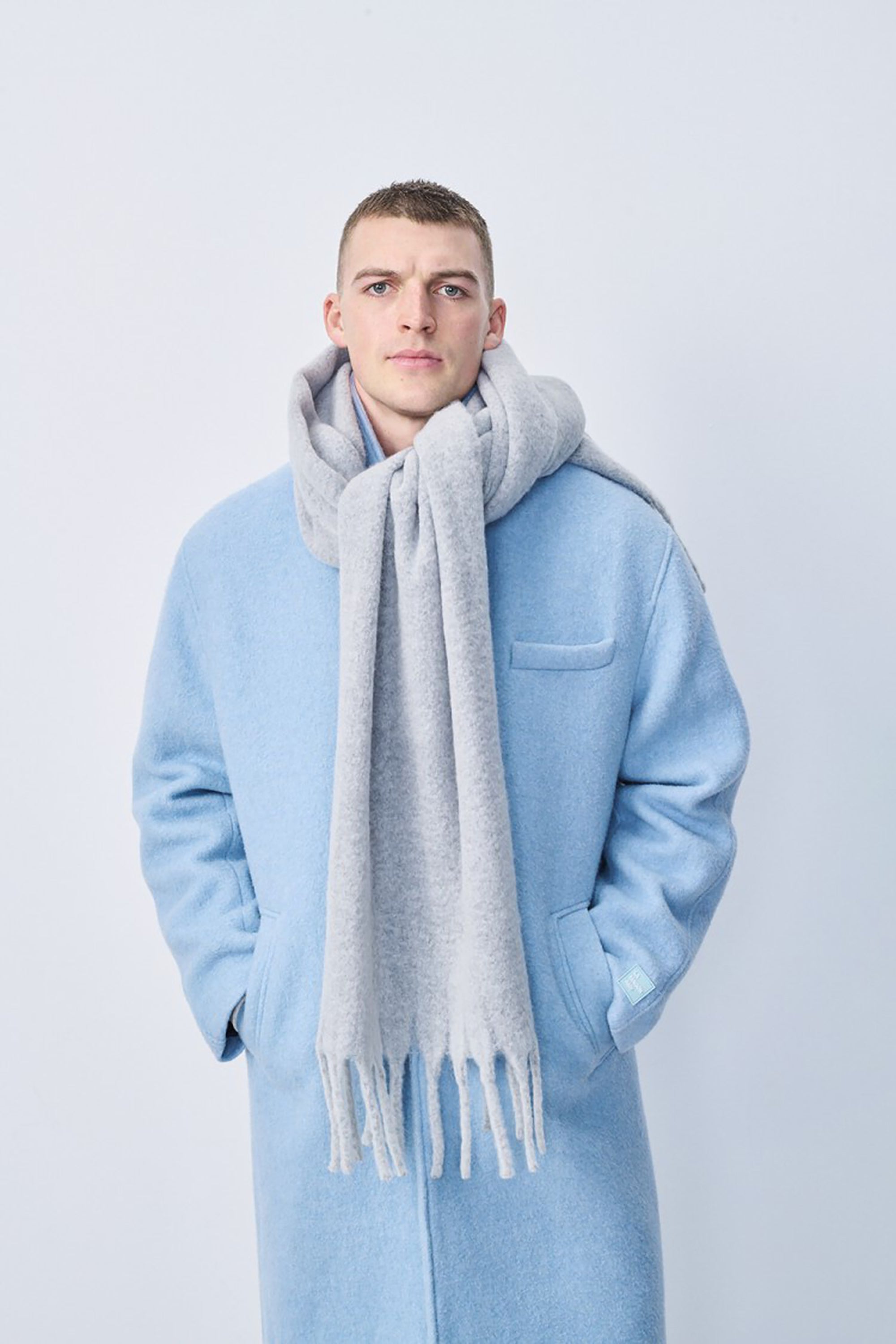 Zinaco Scarf - Grey Black Melange