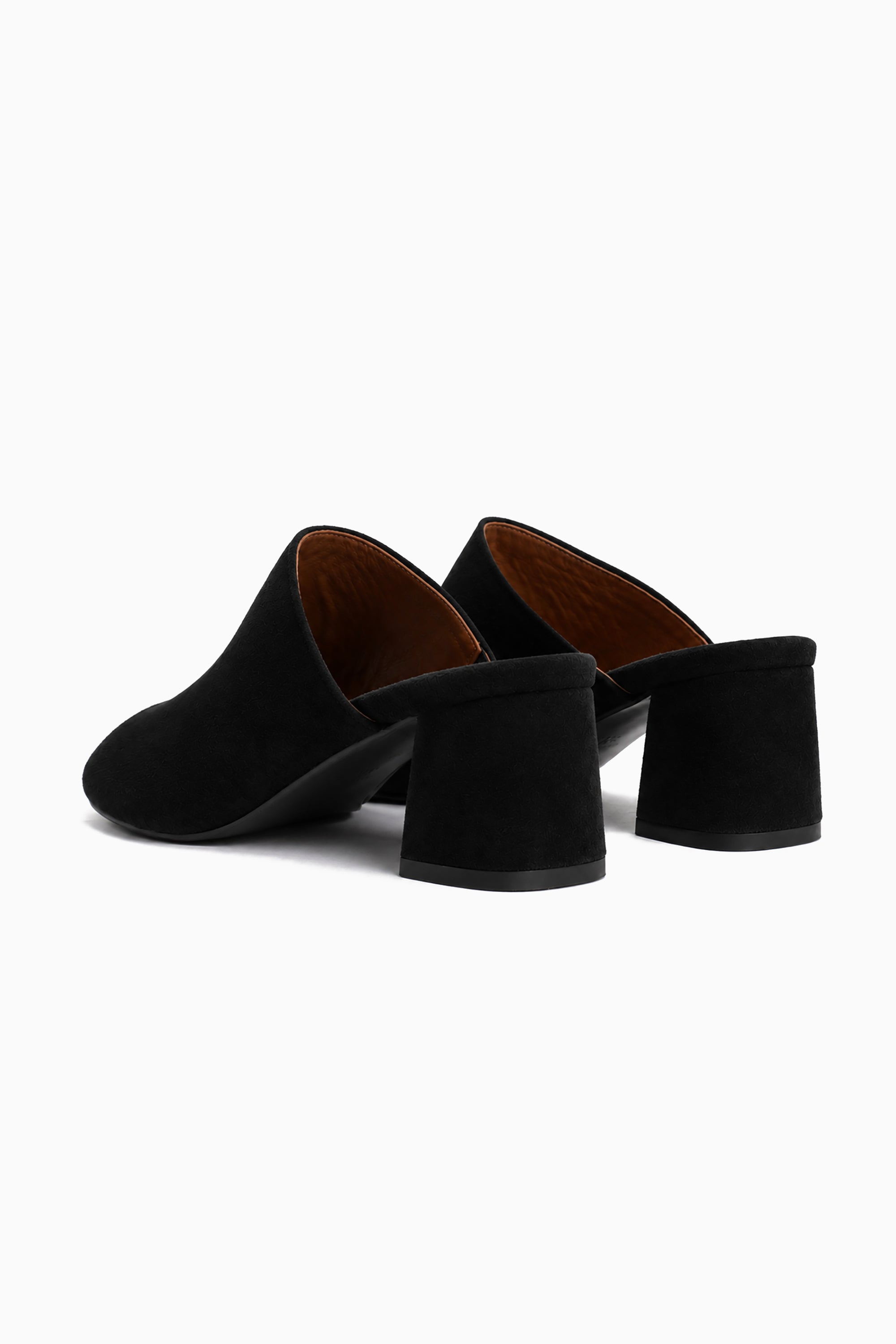 Horizon 55 Suede Heels - Black