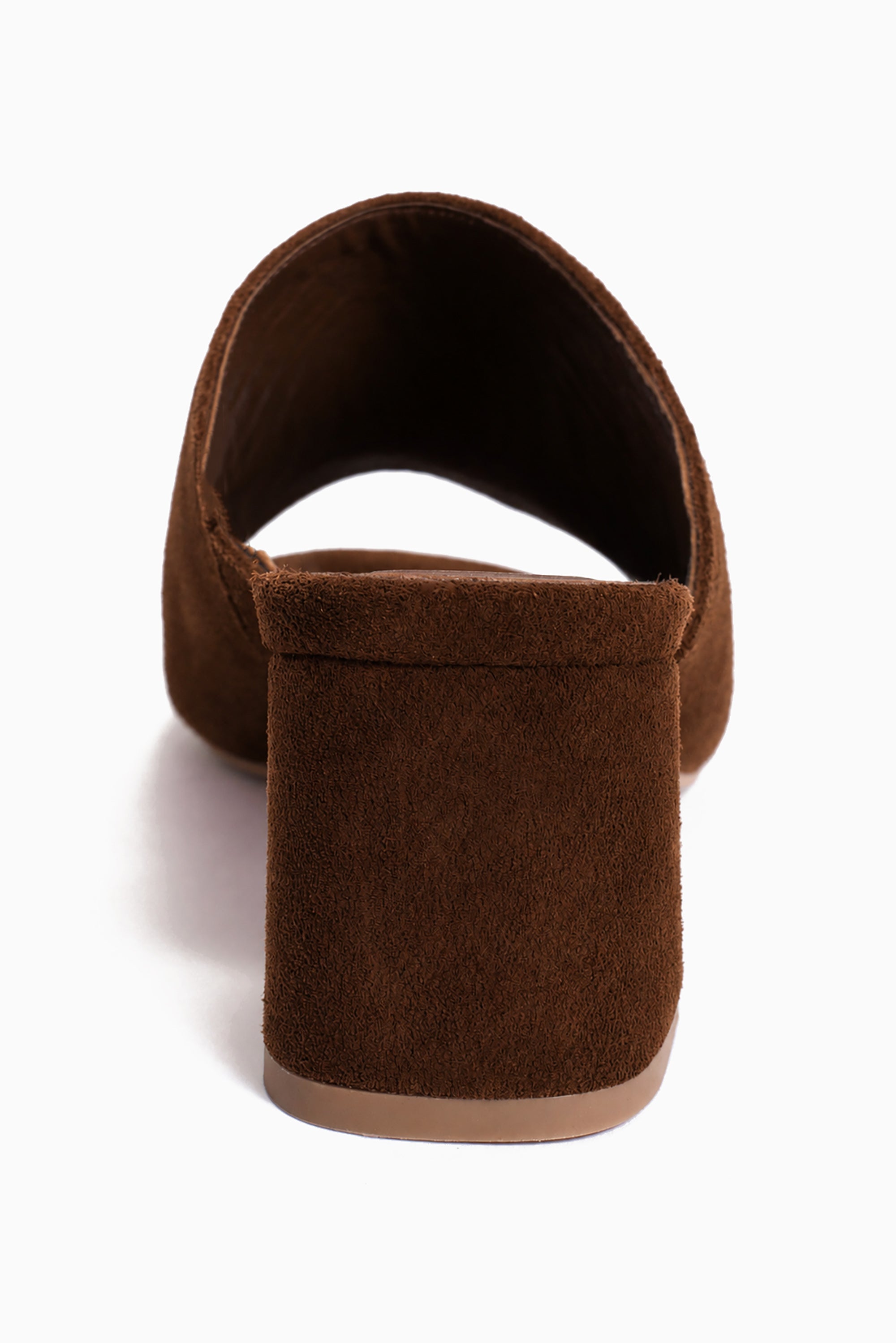 Horizon 55 Suede Heels - Chocolate