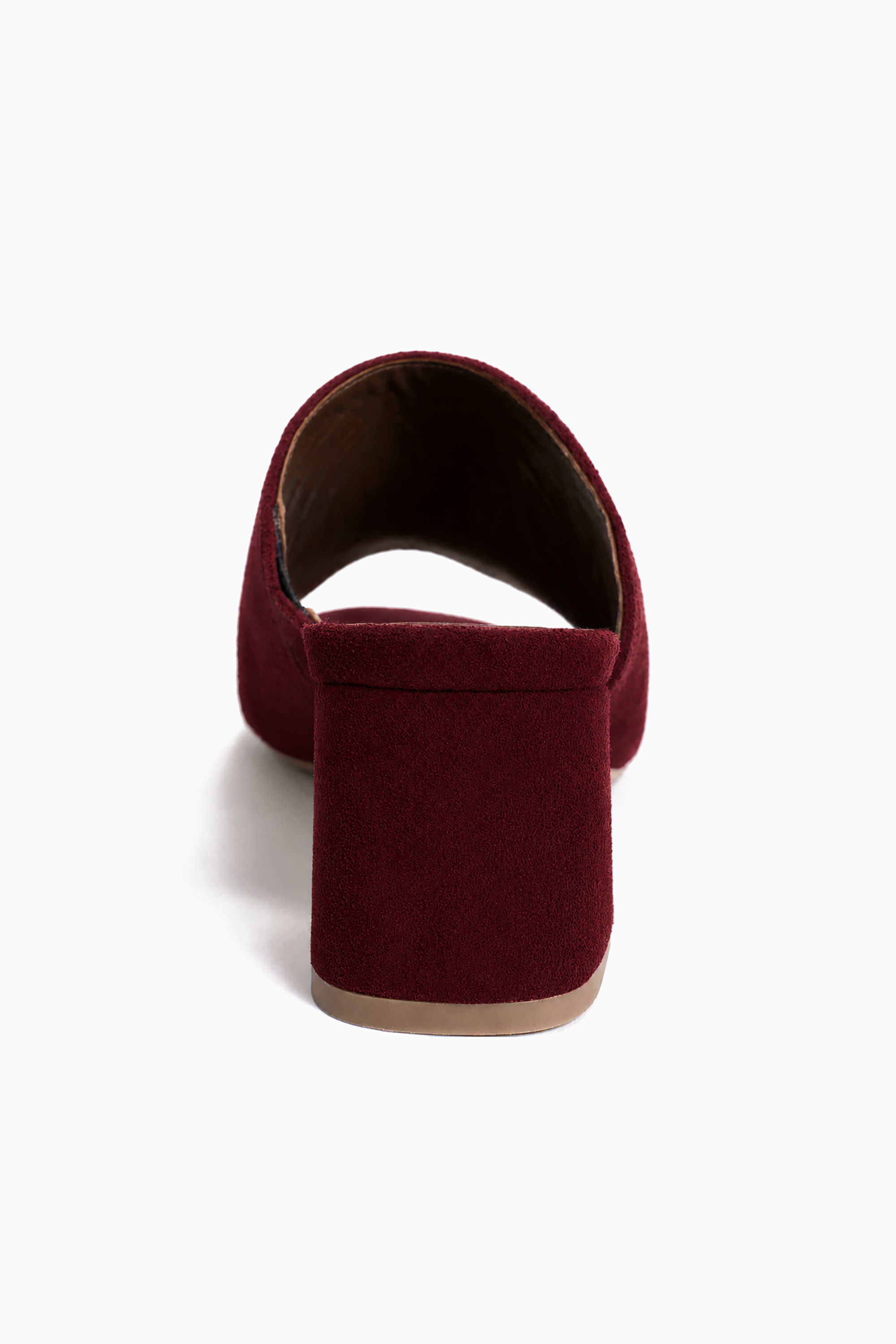 Horizon 55 Suede Heels - Pomegranate