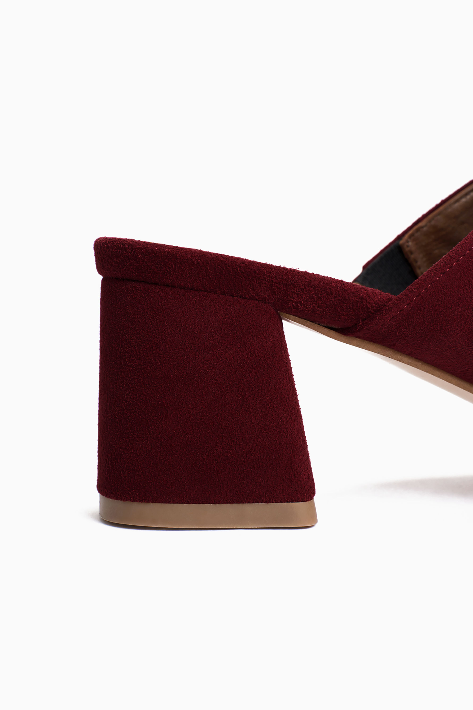 Horizon 55 Suede Heels - Pomegranate