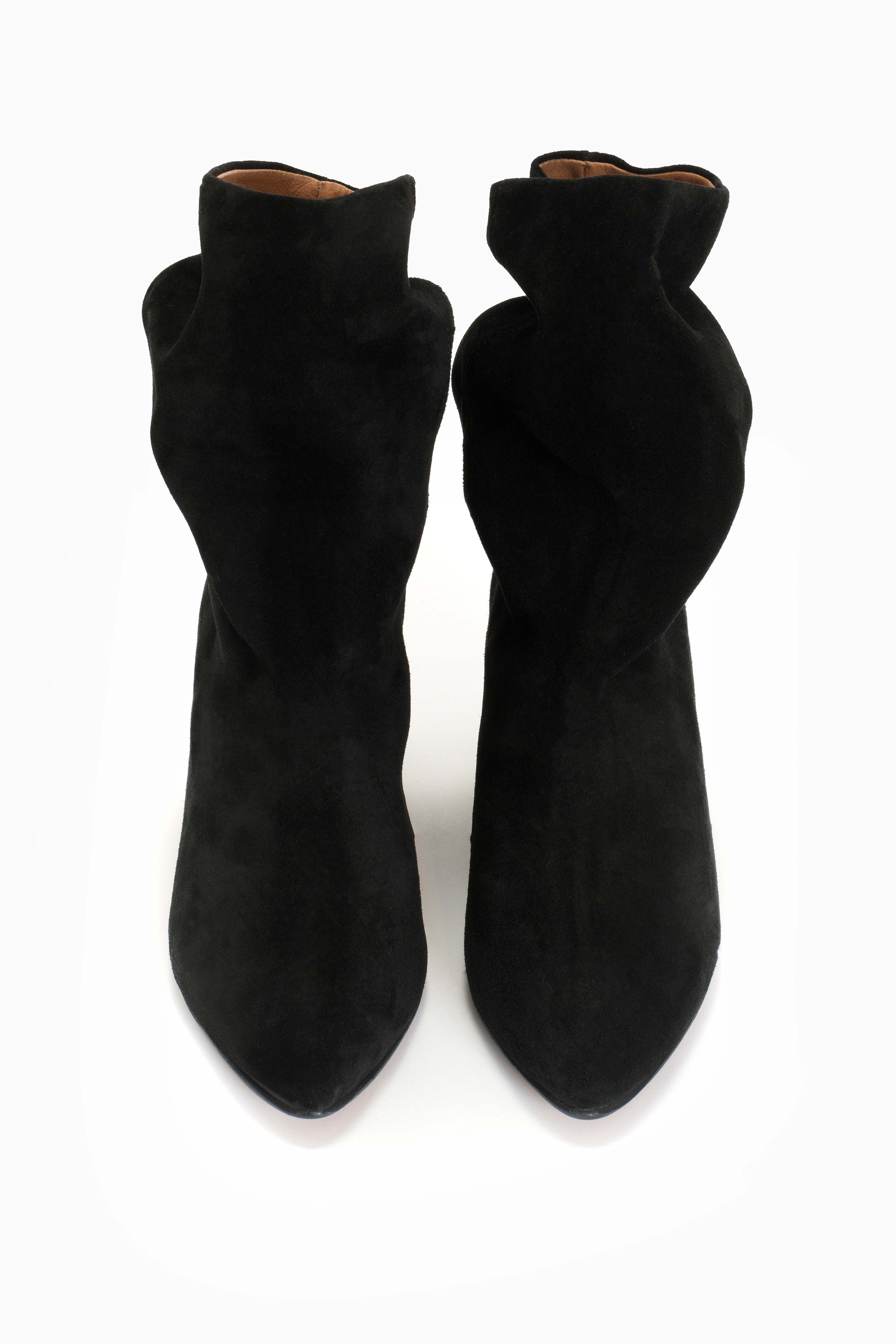  Vully 50 Stiletto Suede Boots - Black - RUM Amsterdam