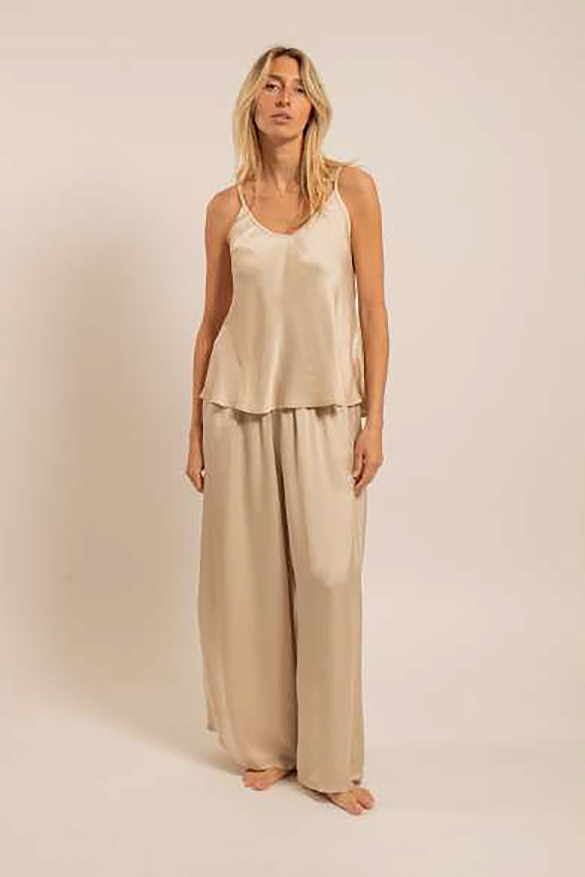 Lewiston Silky Top - Beige