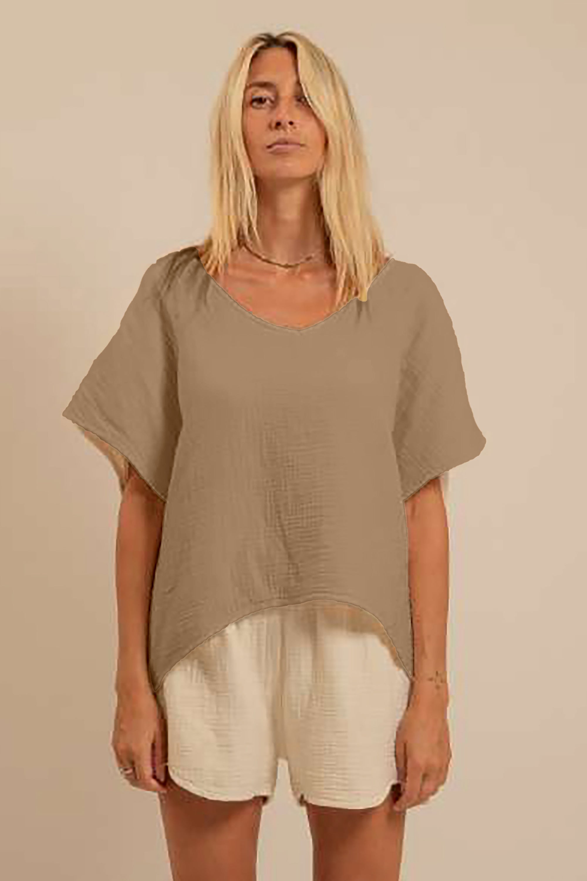 New York T-Shirt - Beige