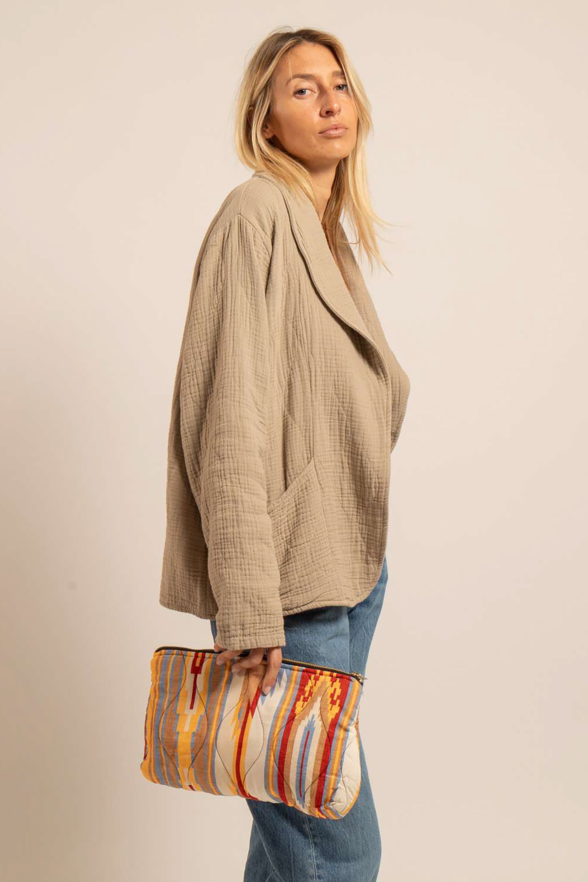 Orlando Clutch Bag - Koda Beige