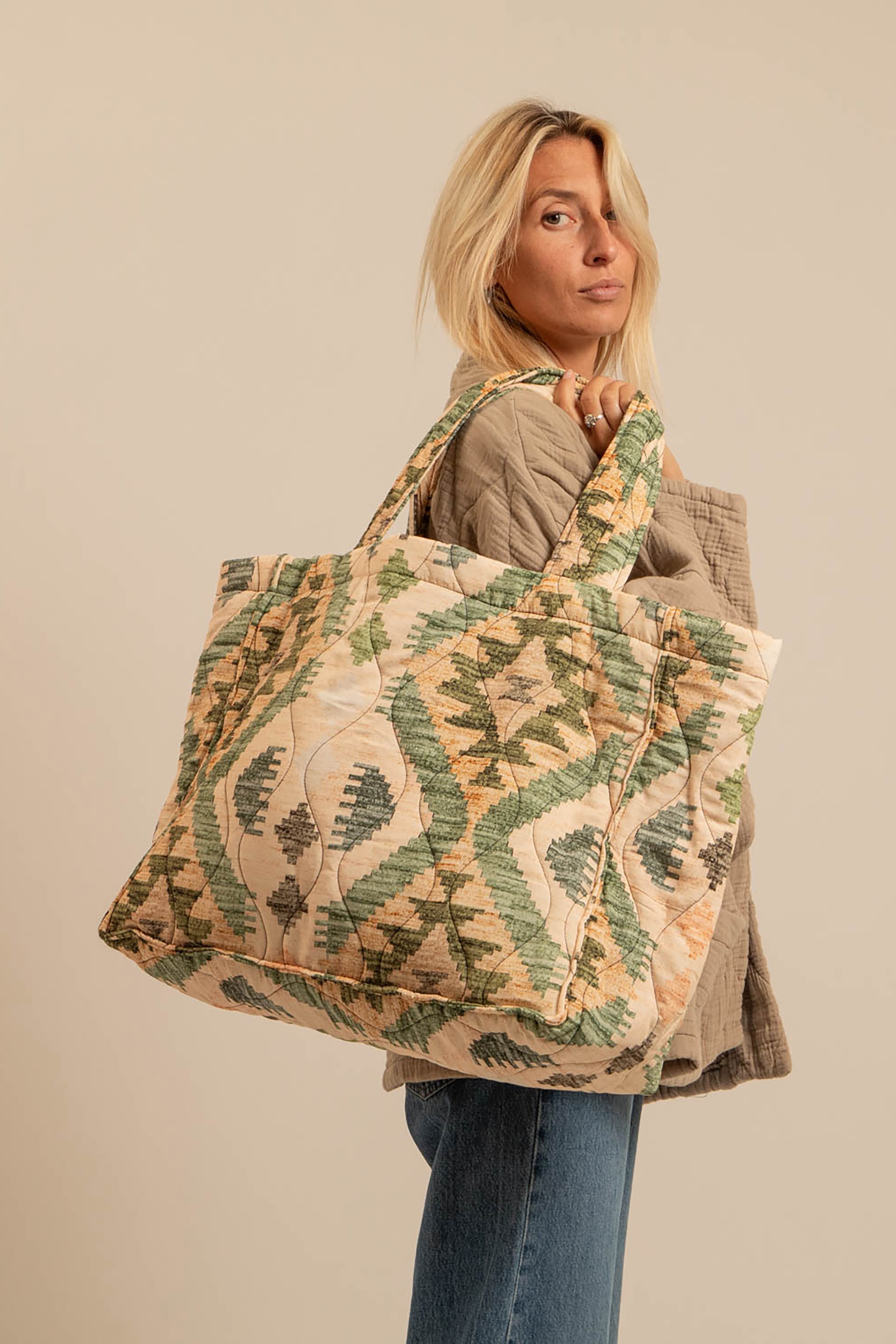 Philadelphie Shopper Bag - Cibola Kaki