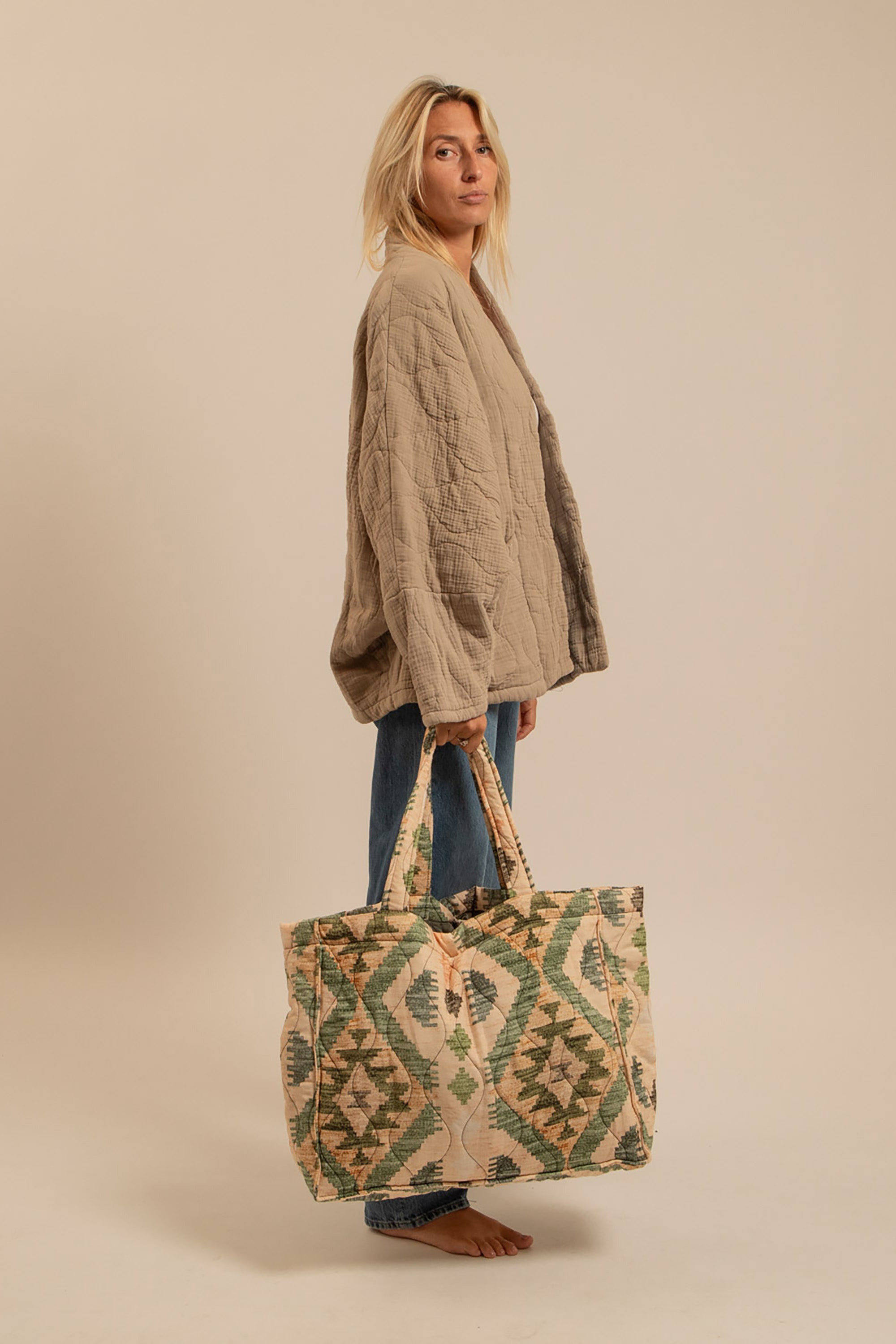 Philadelphie Shopper Bag - Cibola Kaki