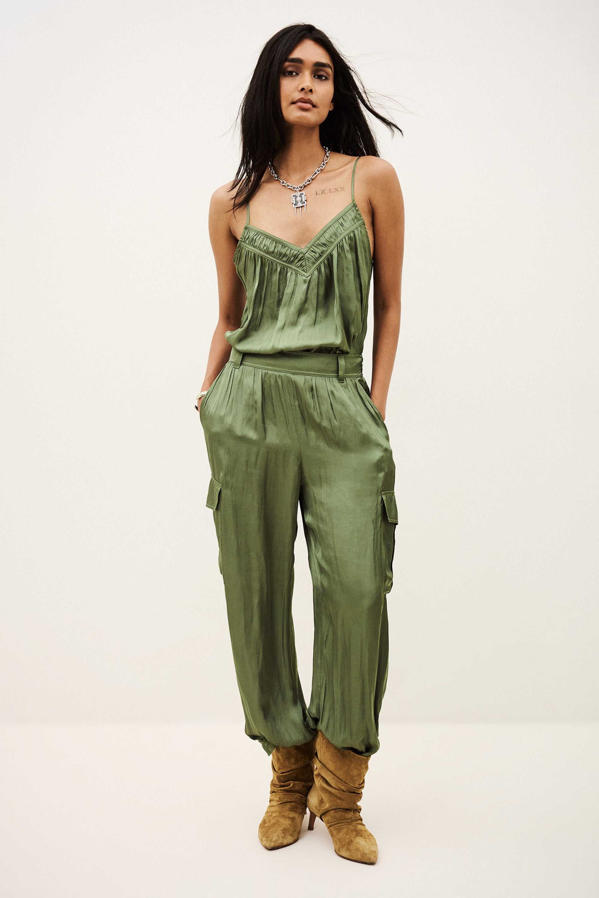 Clovis Top - Kaki