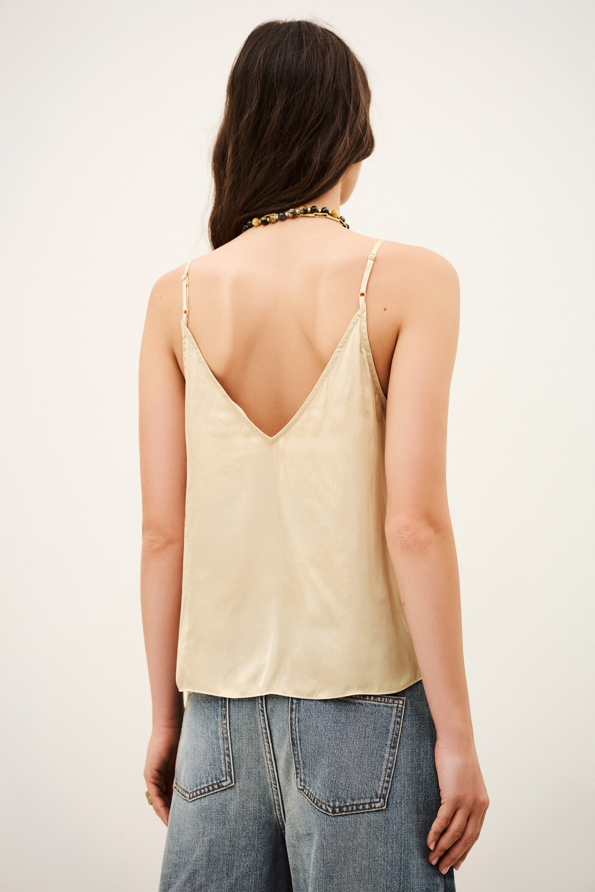 Clovis Top - Greige