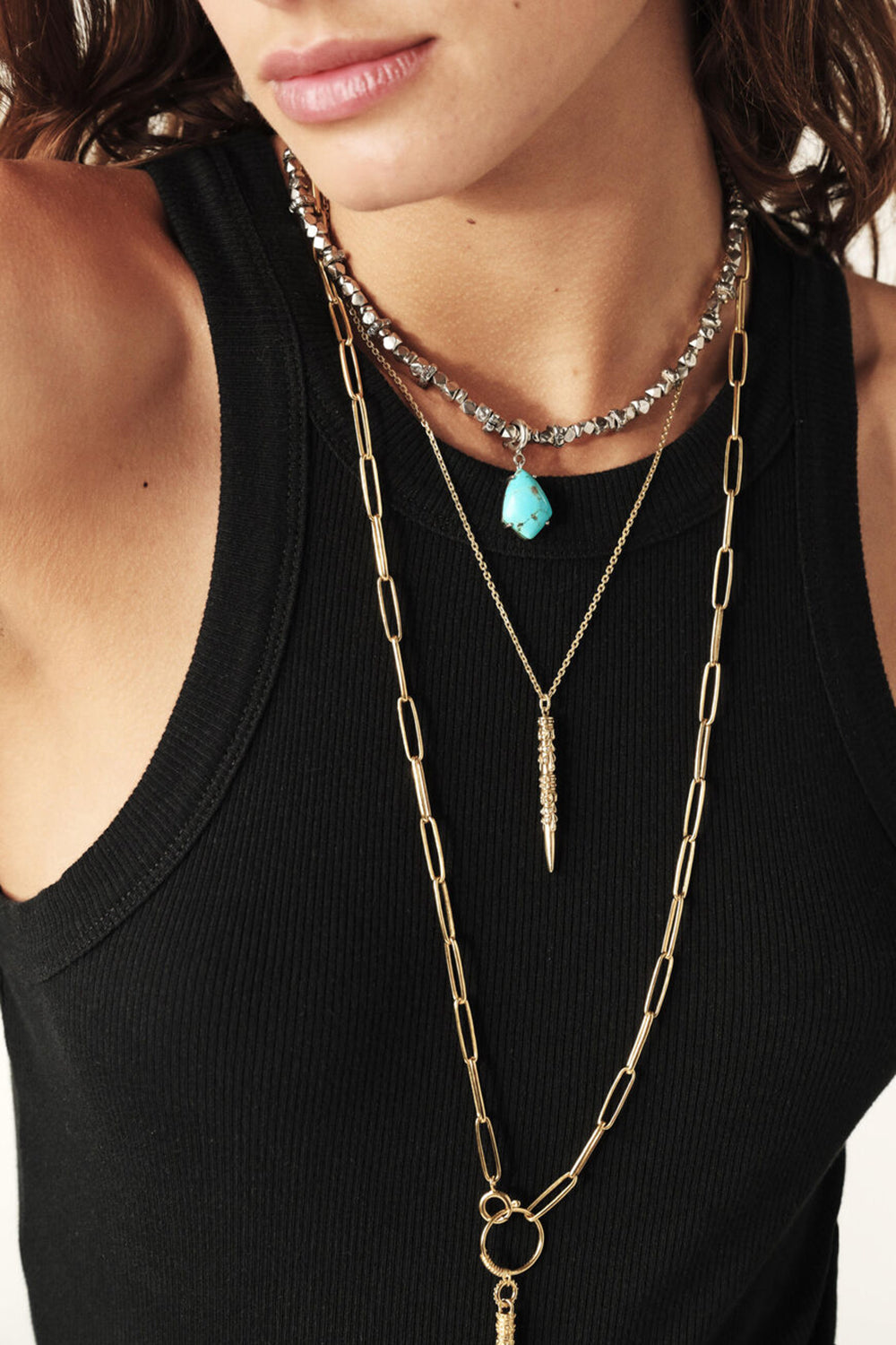  Cynda Tank Top - Carbon - RUM Amsterdam