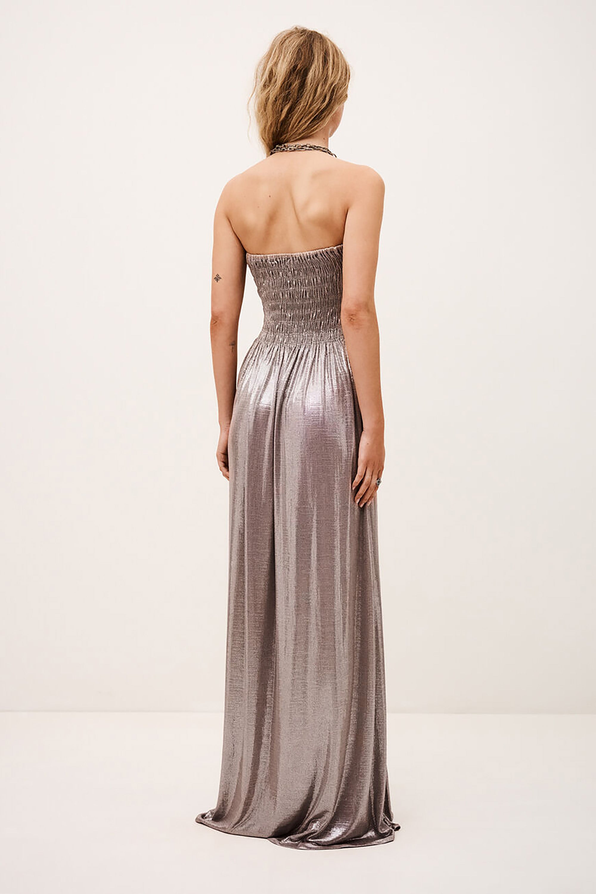 Isabella Dress - Silver