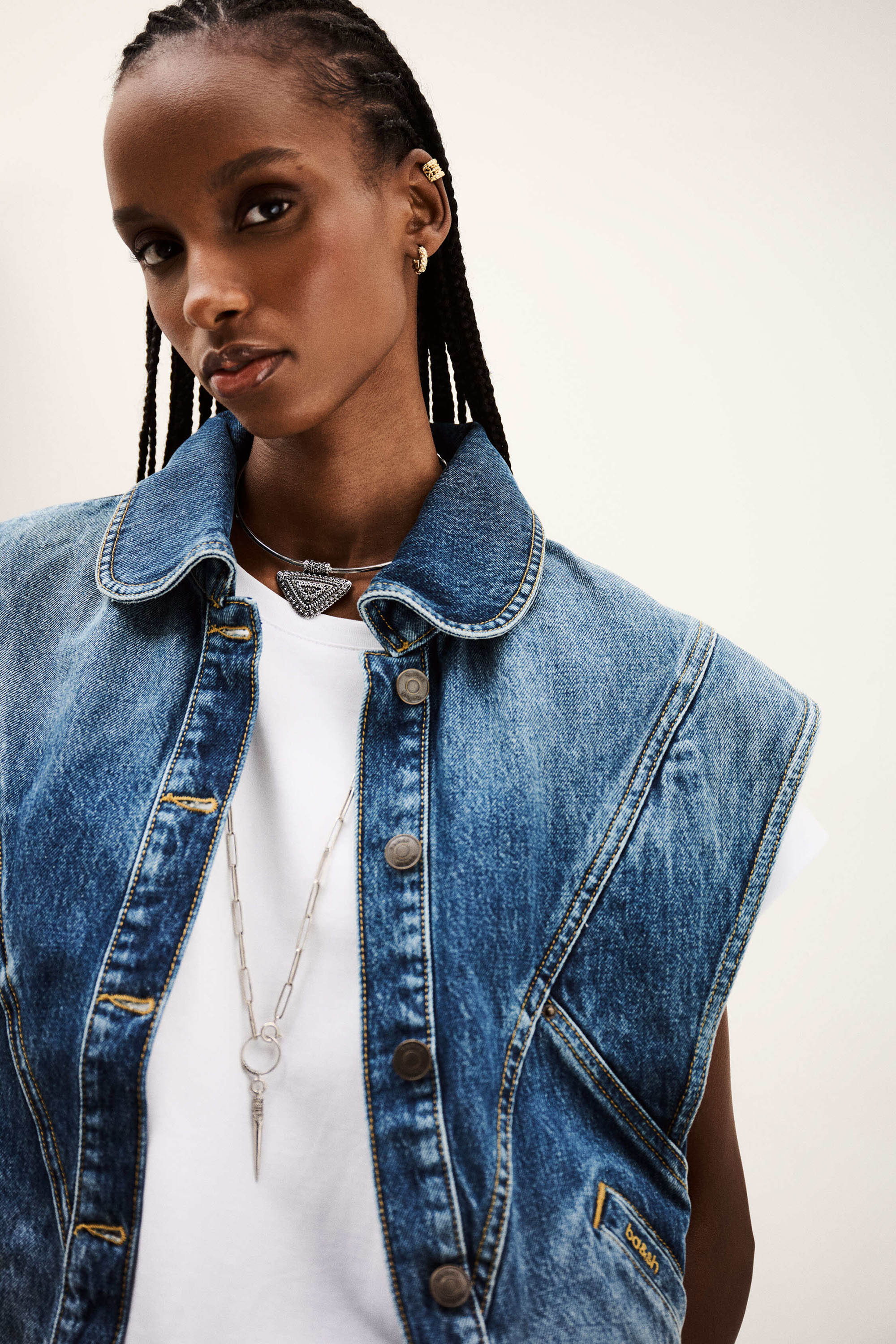 Max Sleeveless Jacket - Light Used Blue