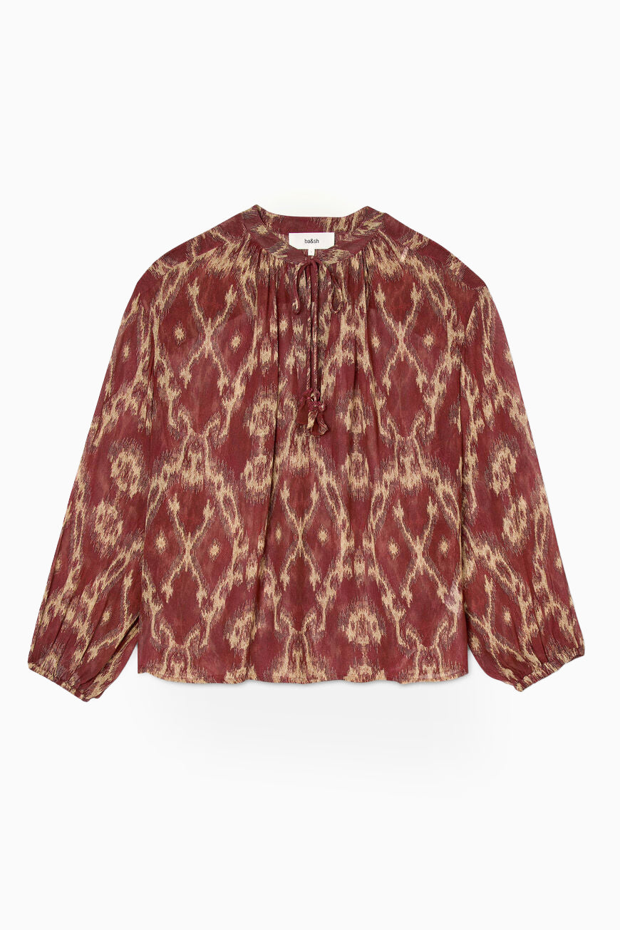 Menaelle Blouse - Brick