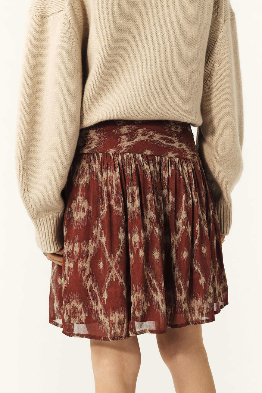 Mina Skirt - Brick