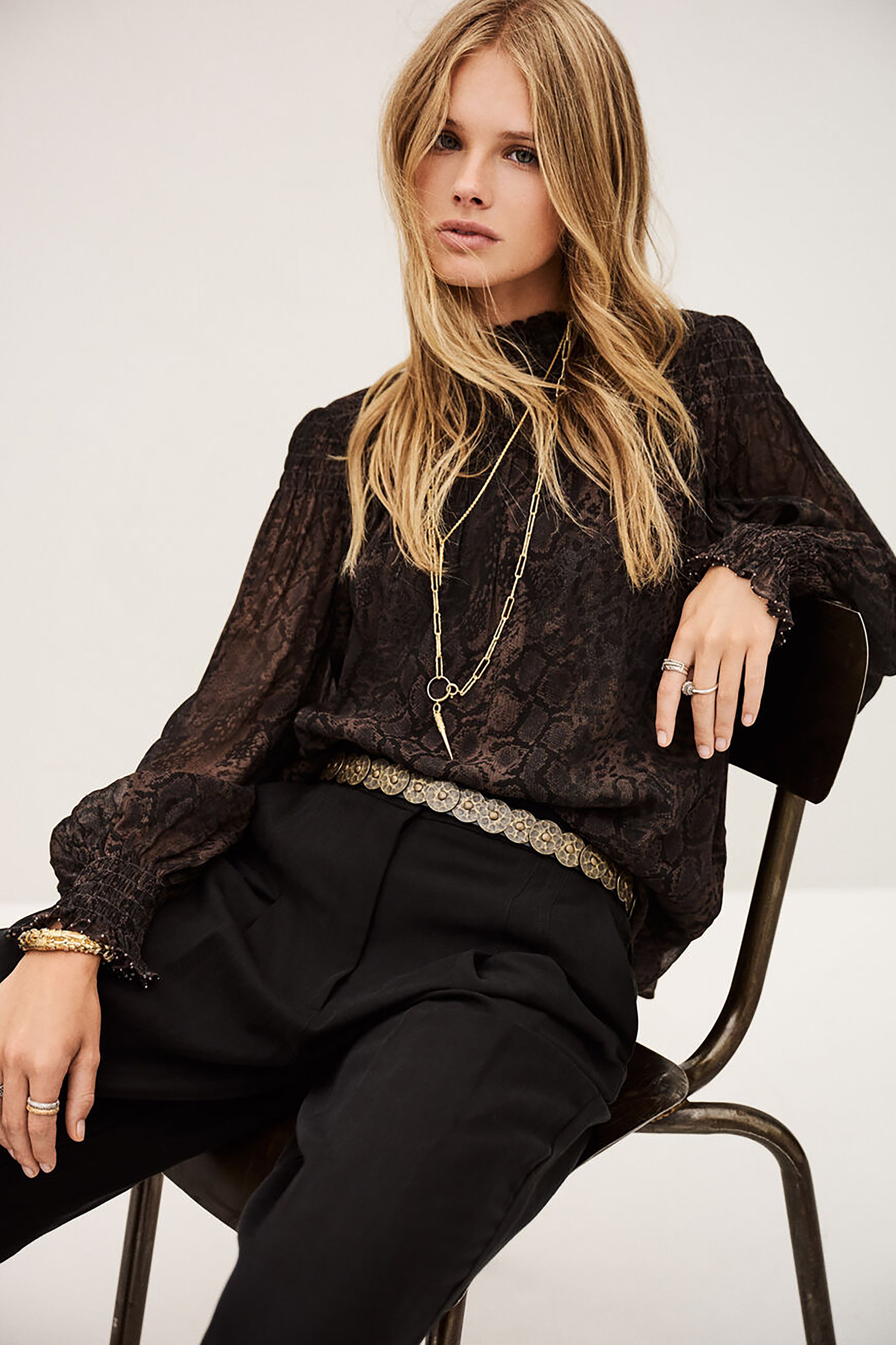 Shamy Blouse - Brown