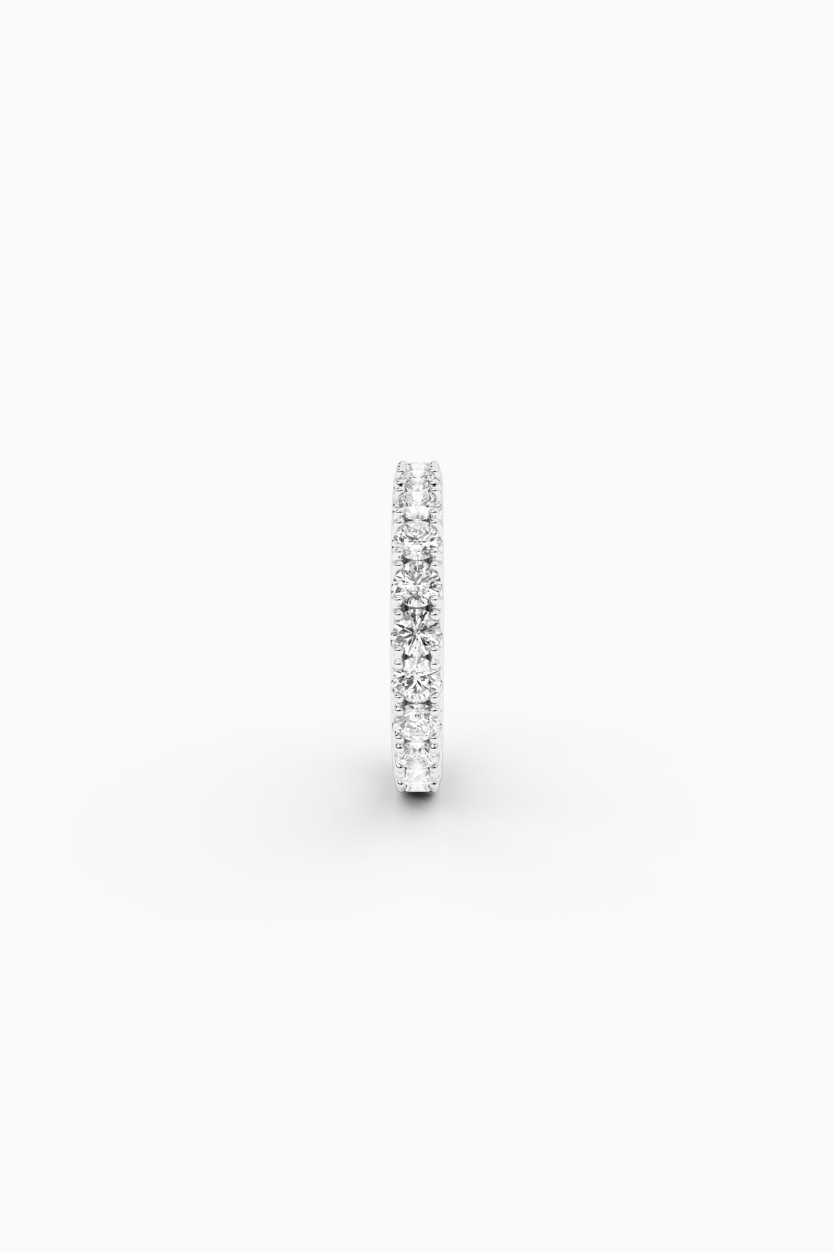 Classic Diamond Ear Cuff - Silver