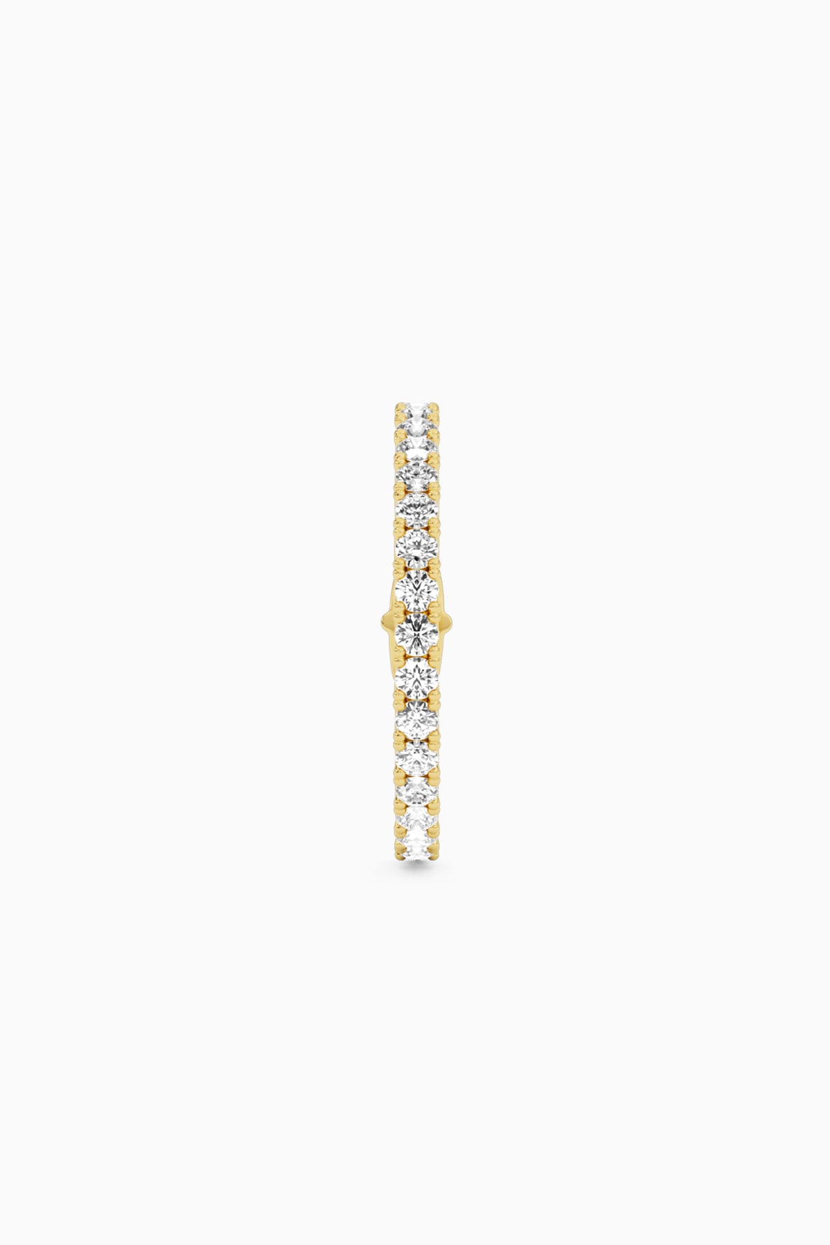 Diamond Hug Ear Stud - Gold