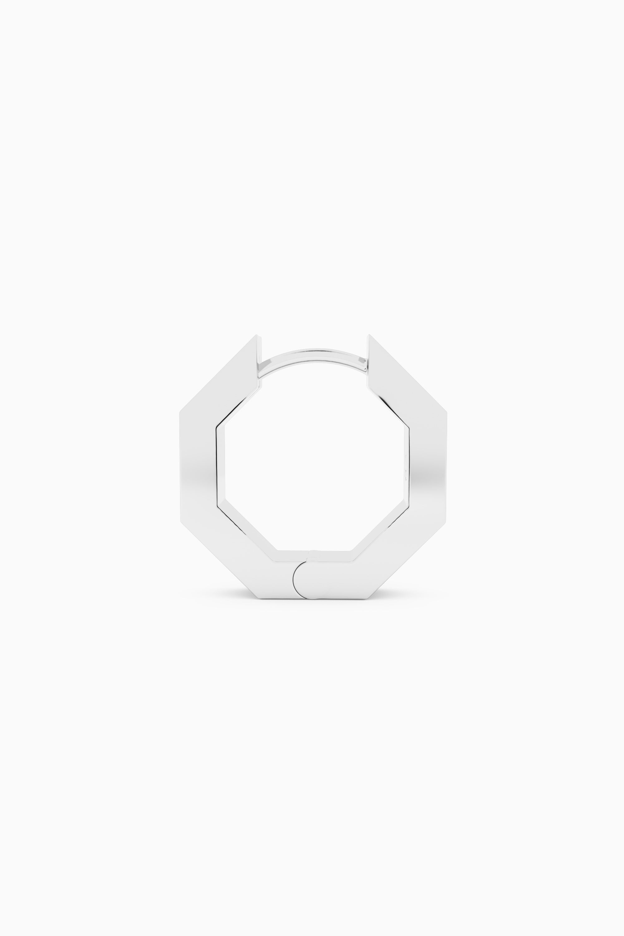 Edge Large Earring - Silver