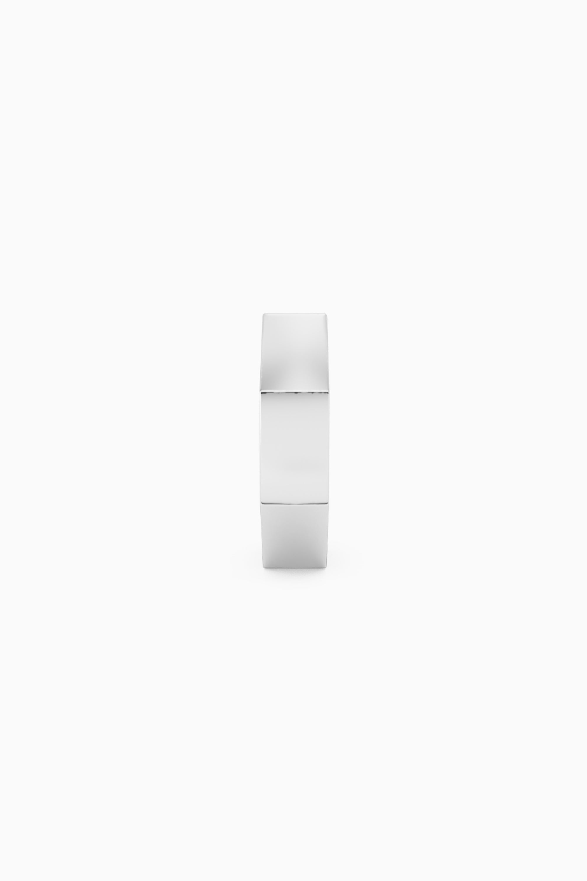 Edge Large Earring - Silver