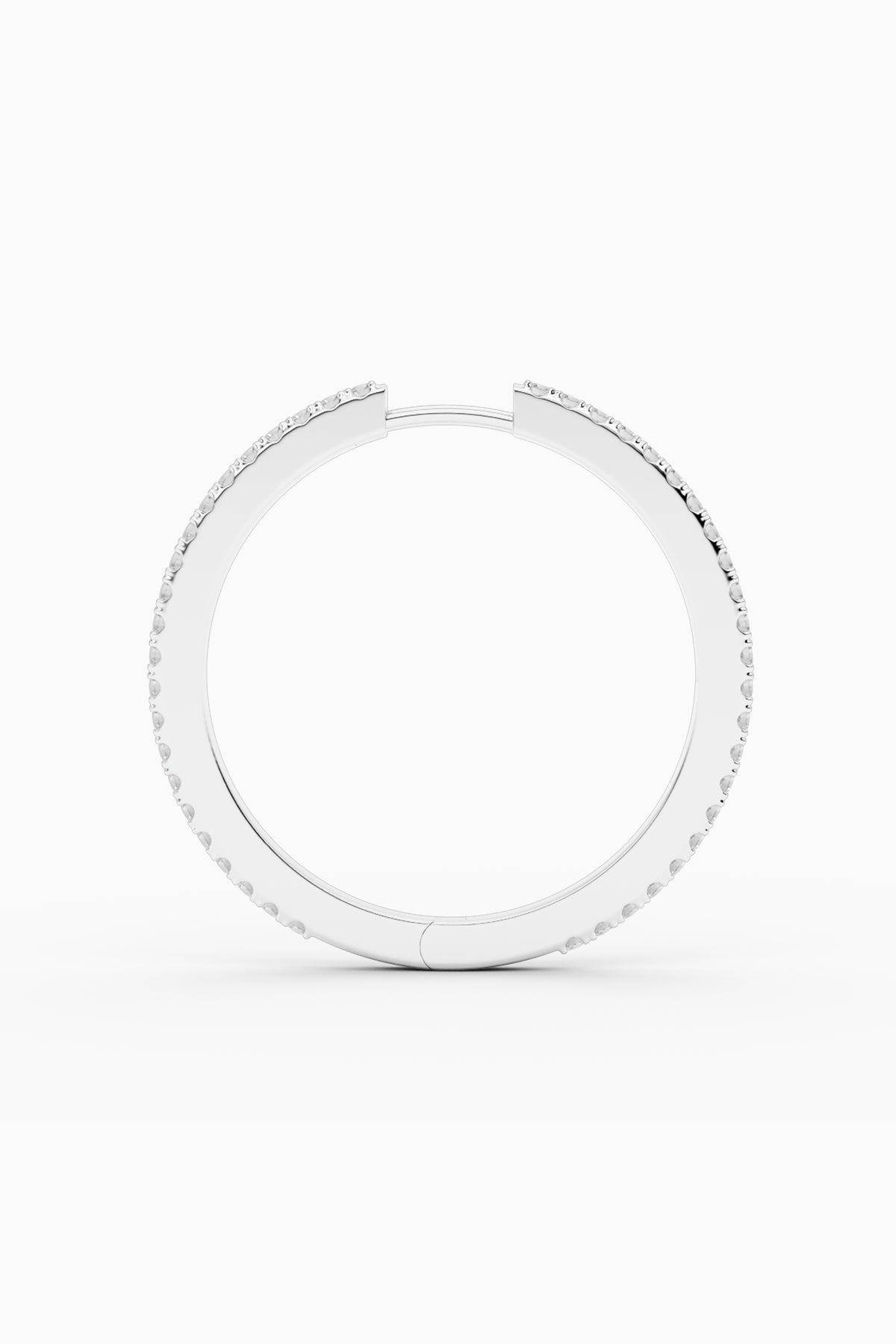 Ivy Diamond Earring - Silver