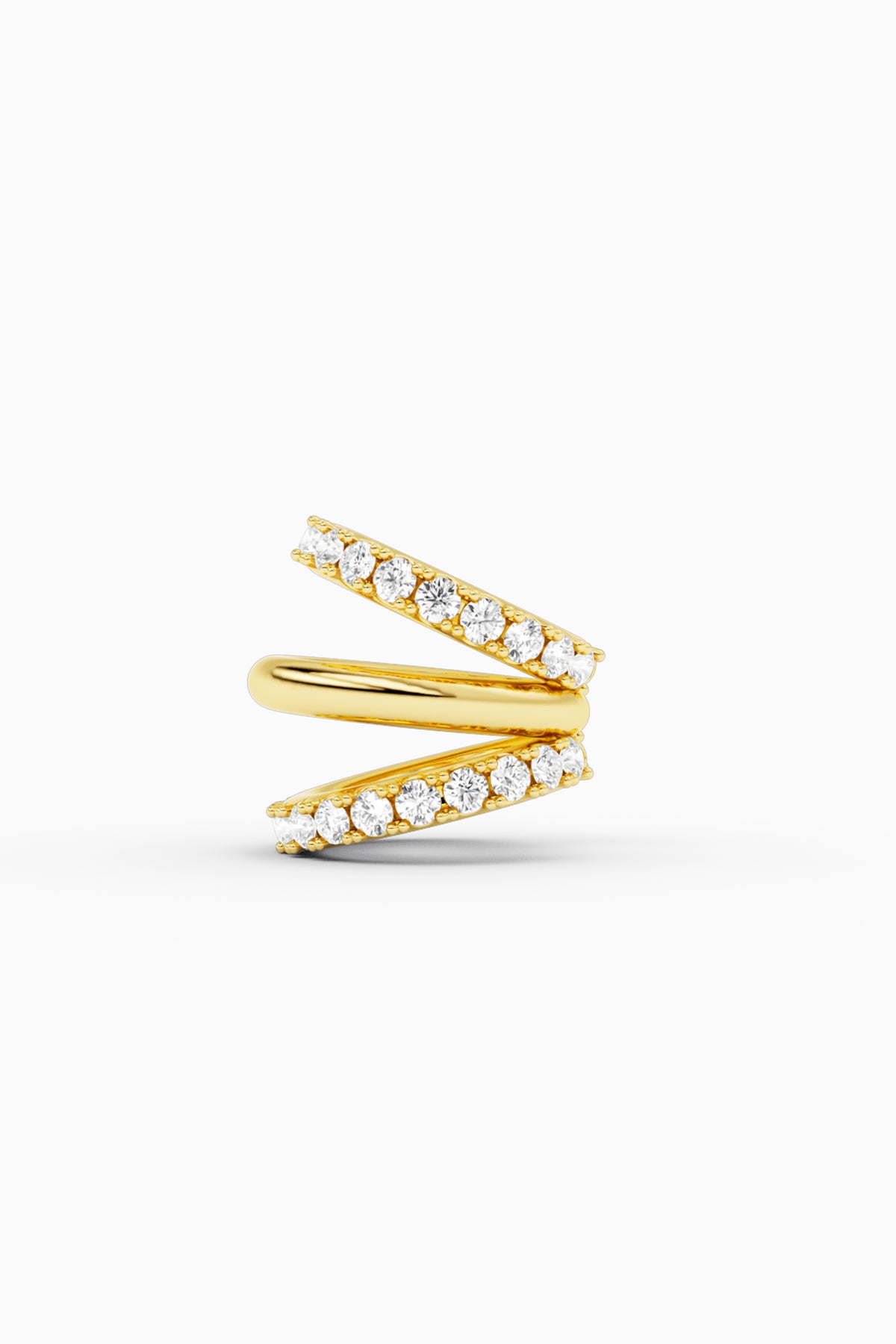 Mary Diamond Ear Cuff - Gold
