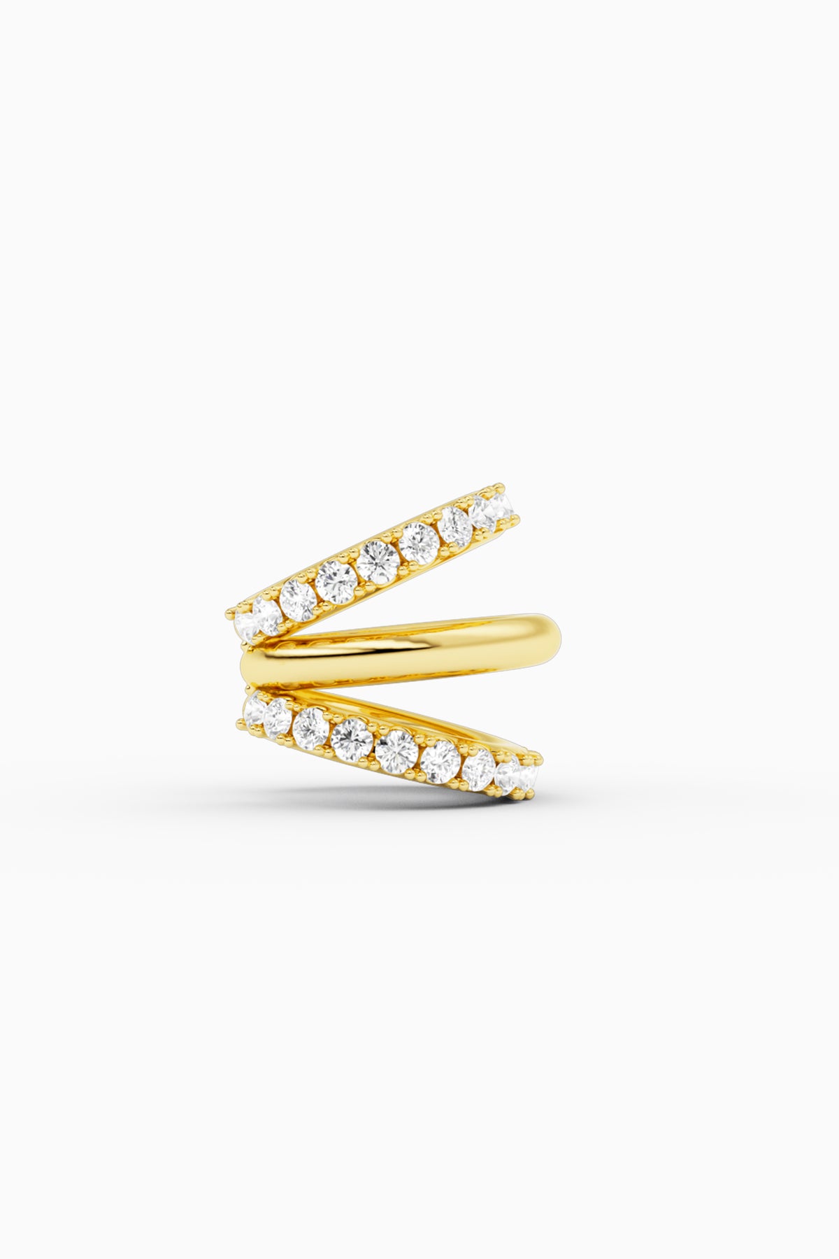 Mary Diamond Ear Cuff - Gold