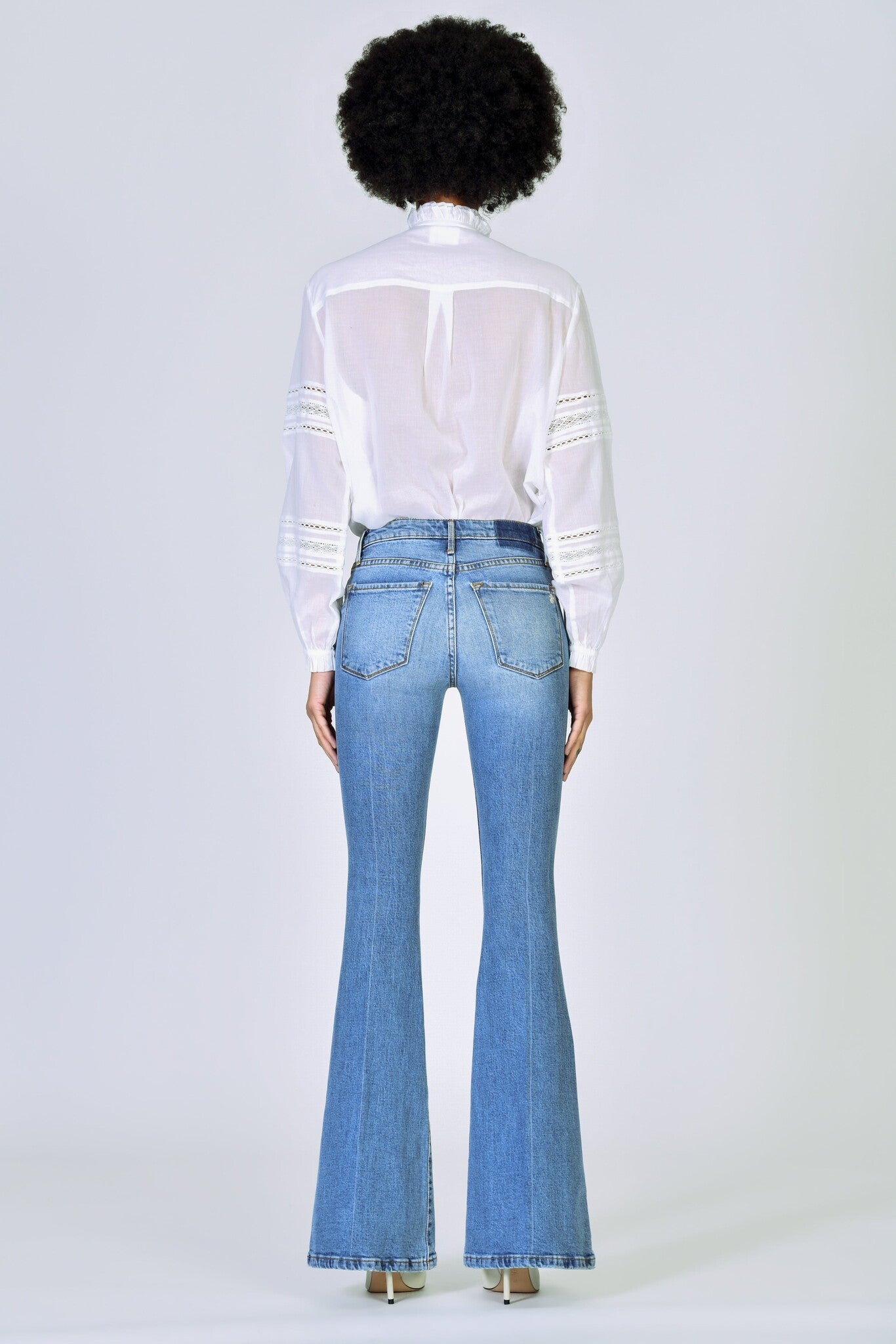 Black Orchid Grace Super Flare Jeans - Nope Never Again - RUM Amsterdam