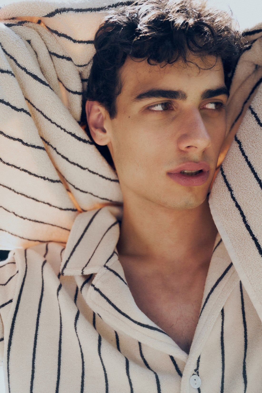  Naram Shirt - Creme & Ink - RUM Amsterdam