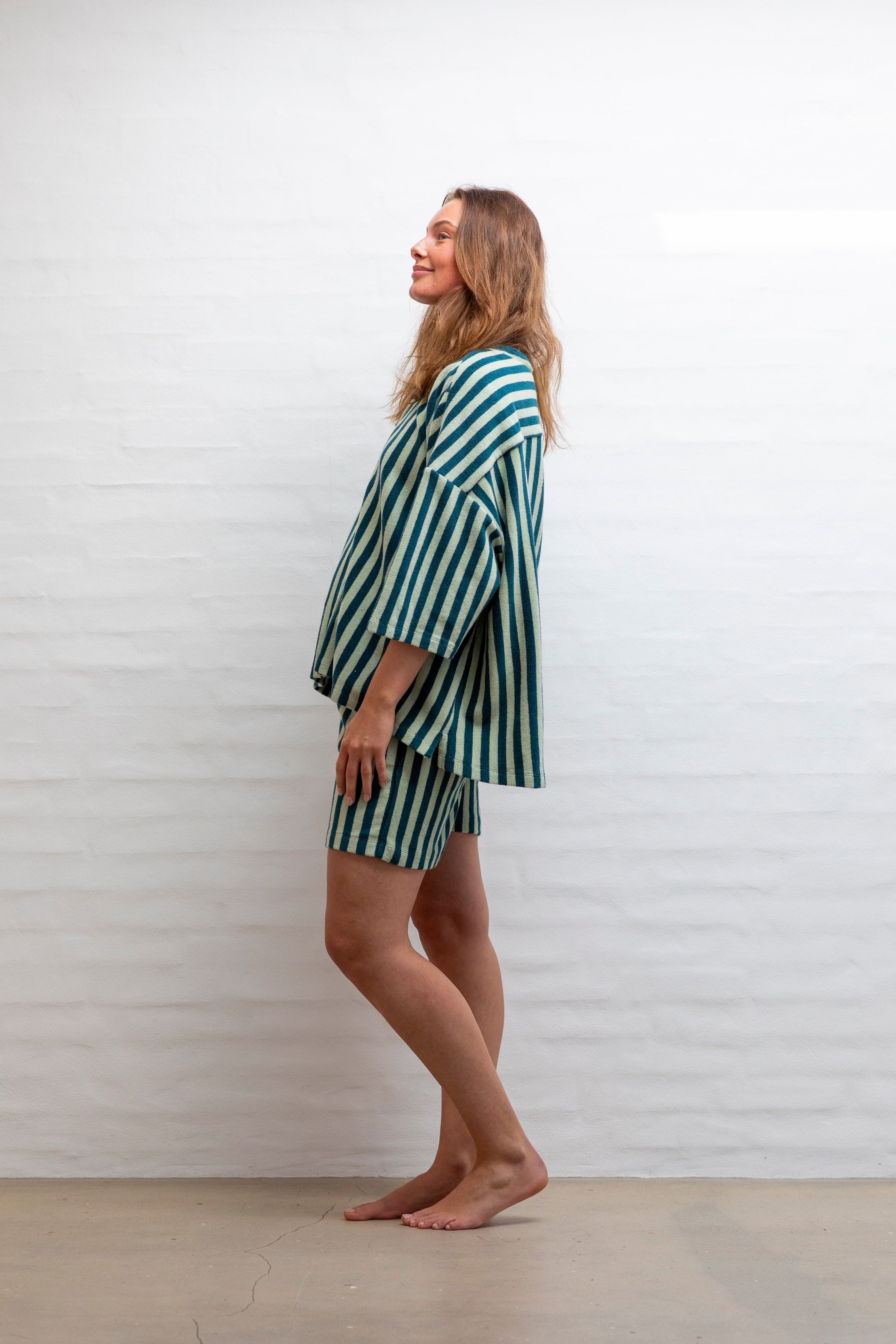  Naram Shorts - Sea Foam & Deep Teal - RUM Amsterdam