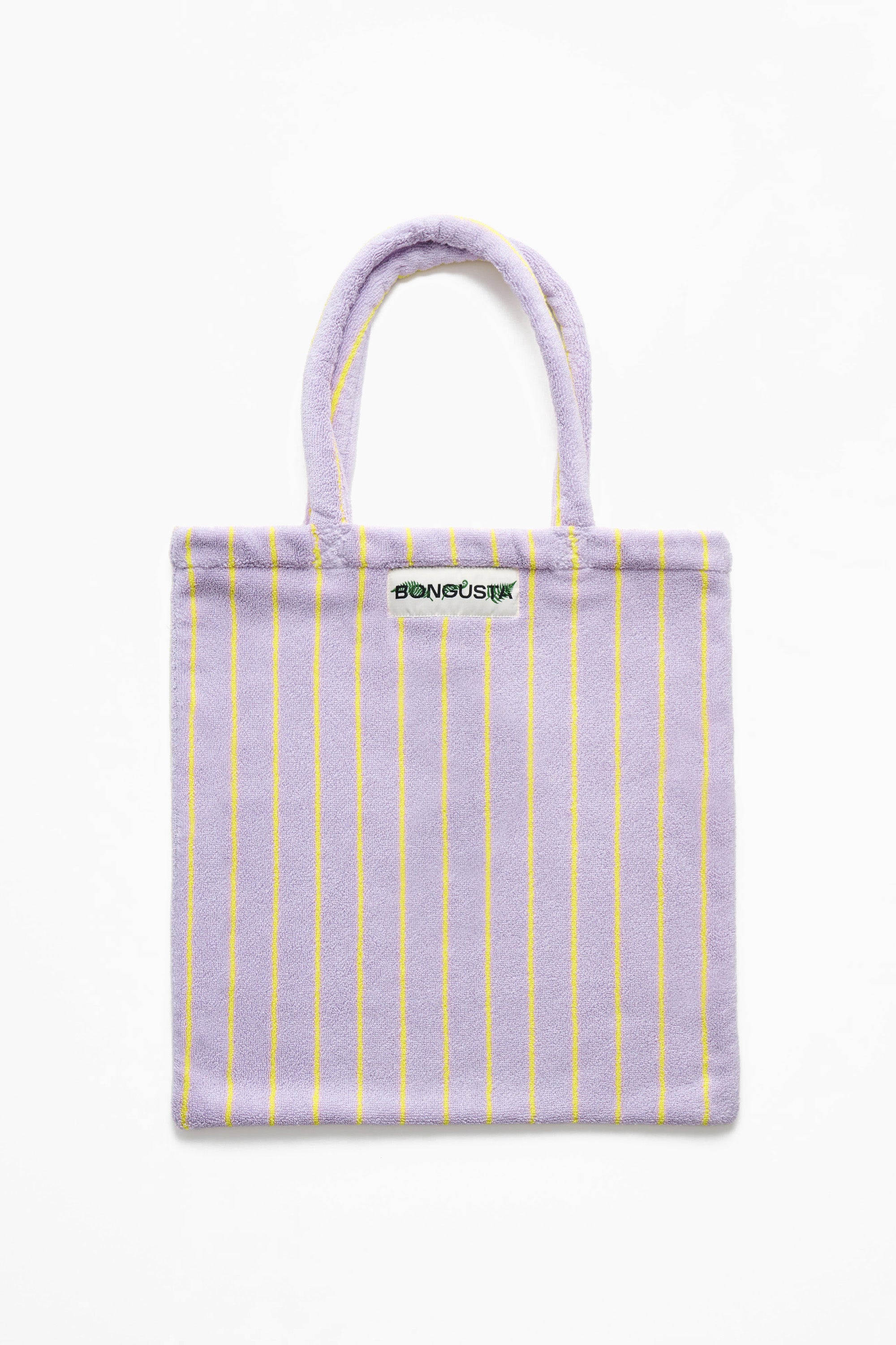 Naram Tote Bag - Lilac & Neon Yellow