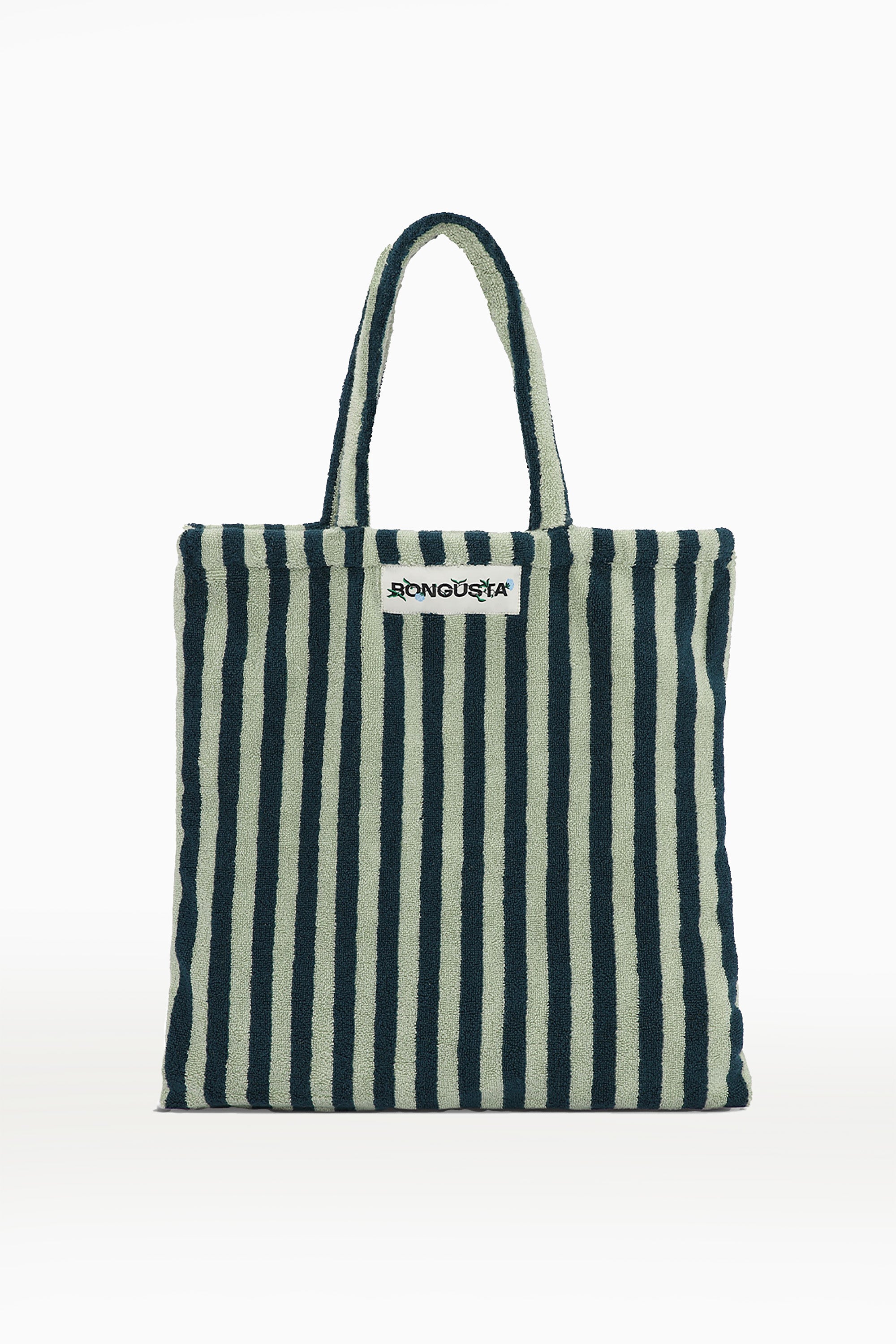Naram Tote Bag - Sea Foam & Deep Teal