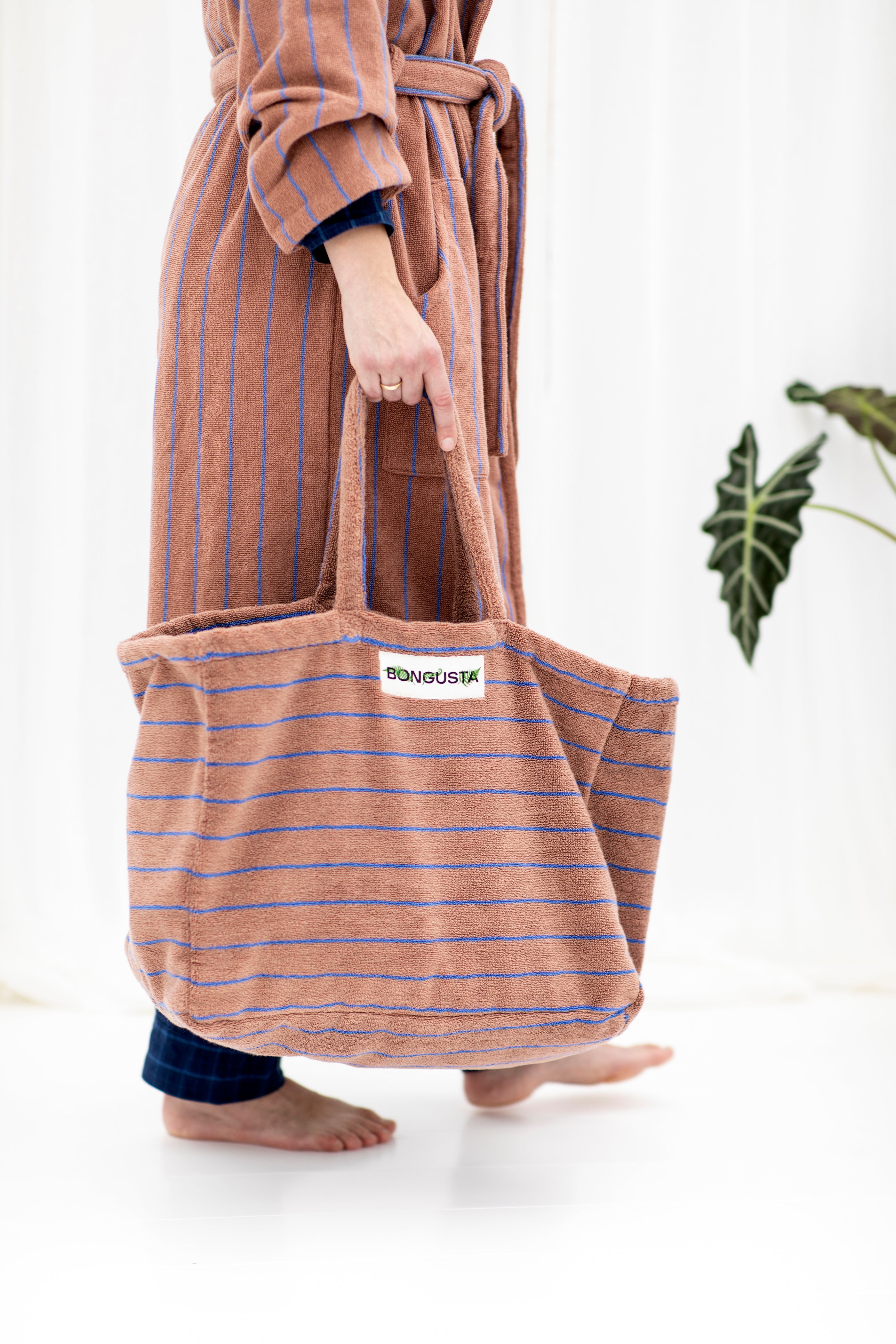 Naram Weekend Bag - Camel & Ultramarine - RUM Amsterdam