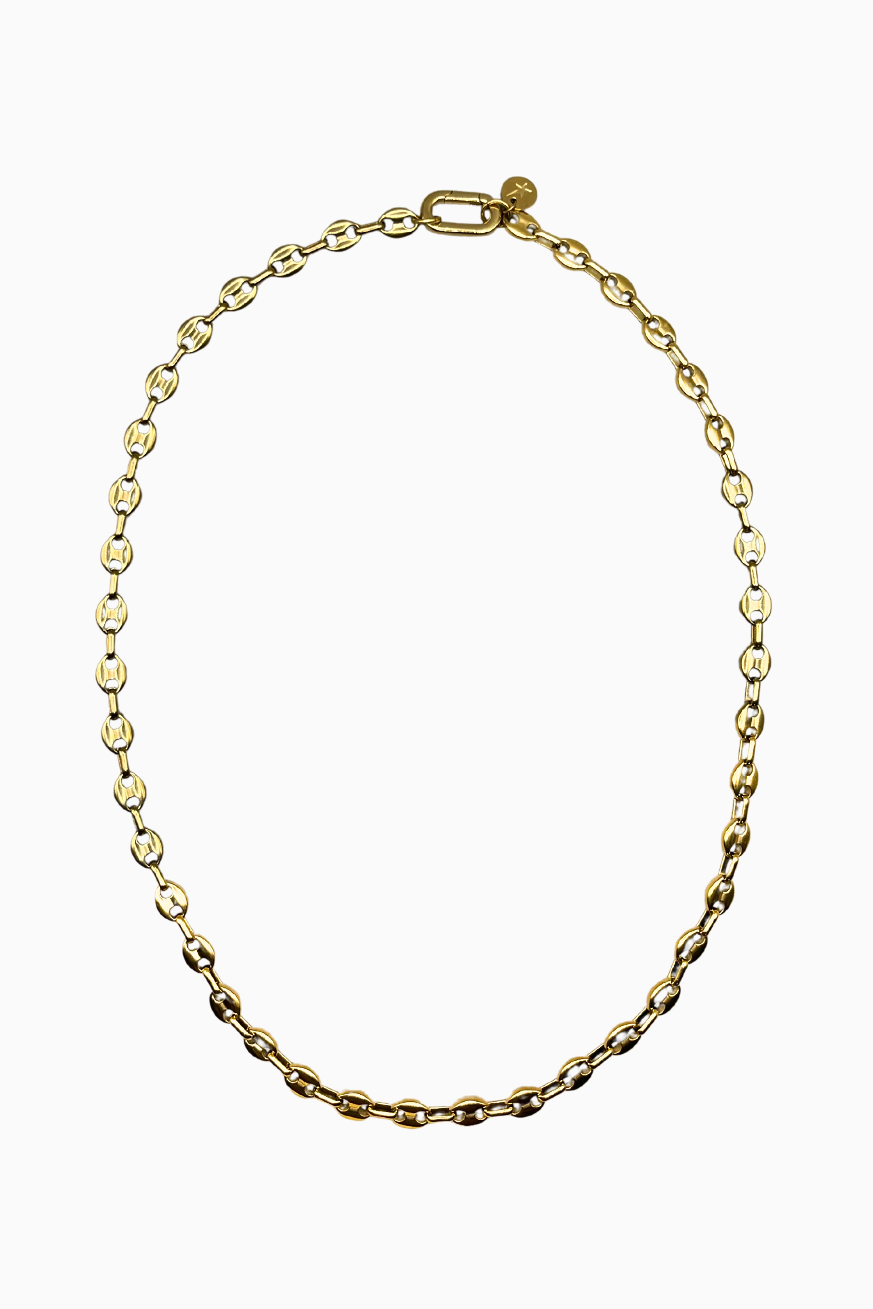 Bean Small Necklace - Gold