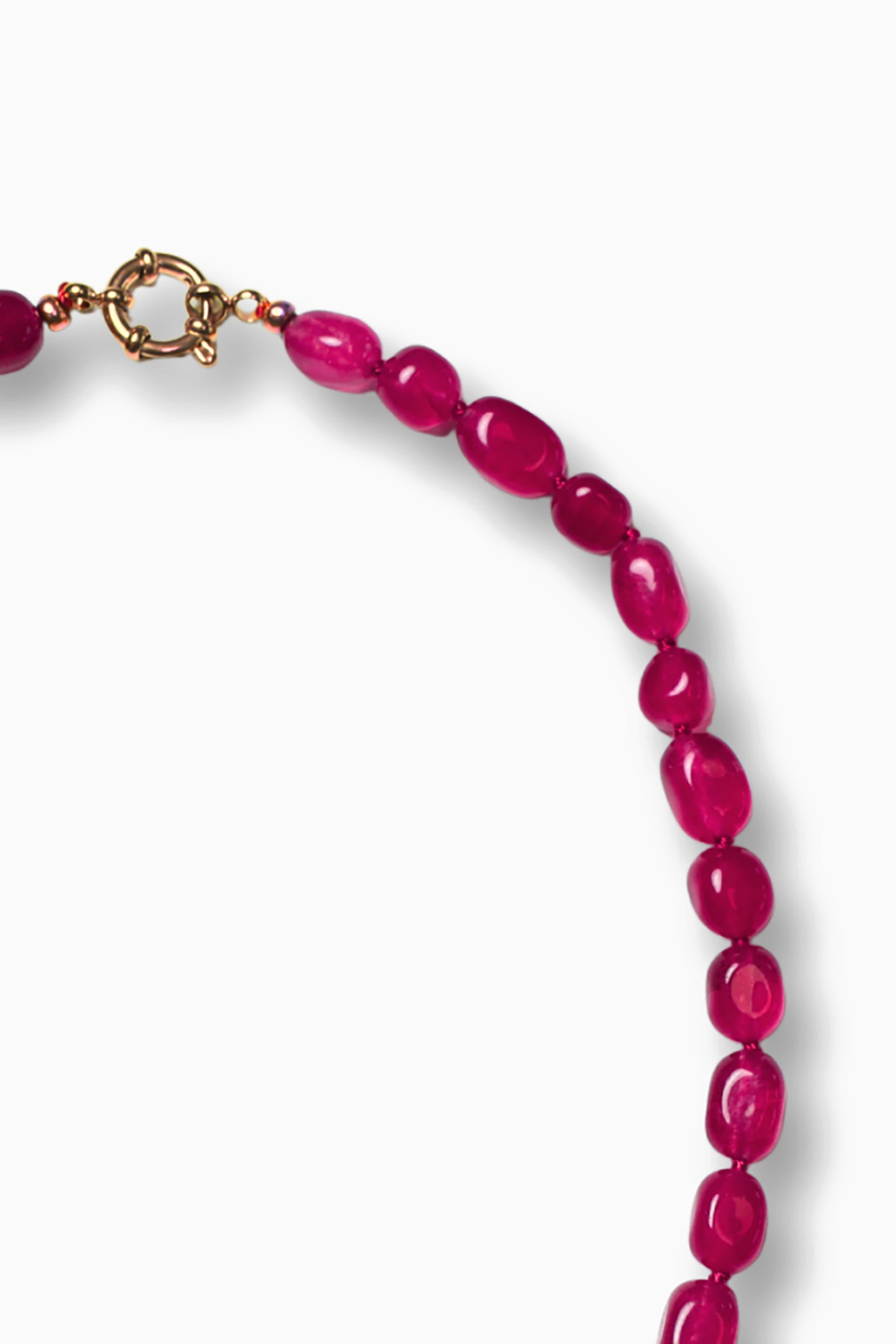 Bobby Necklace - Burgundy