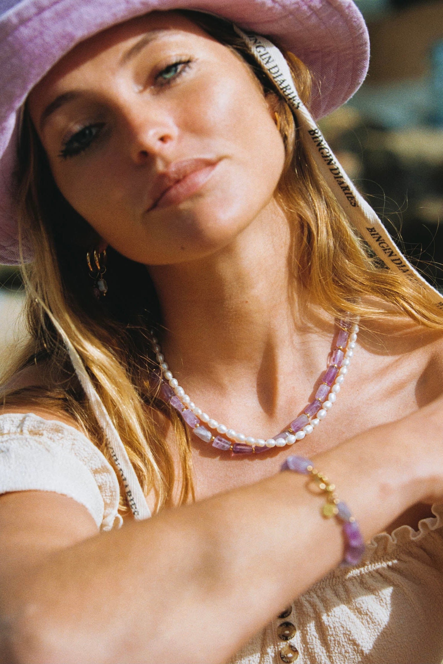 Boris Necklace - White