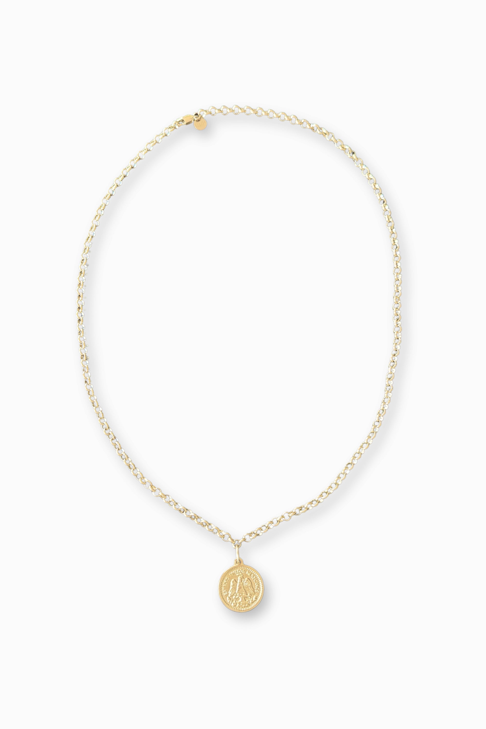 Coin Long Necklace - Gold