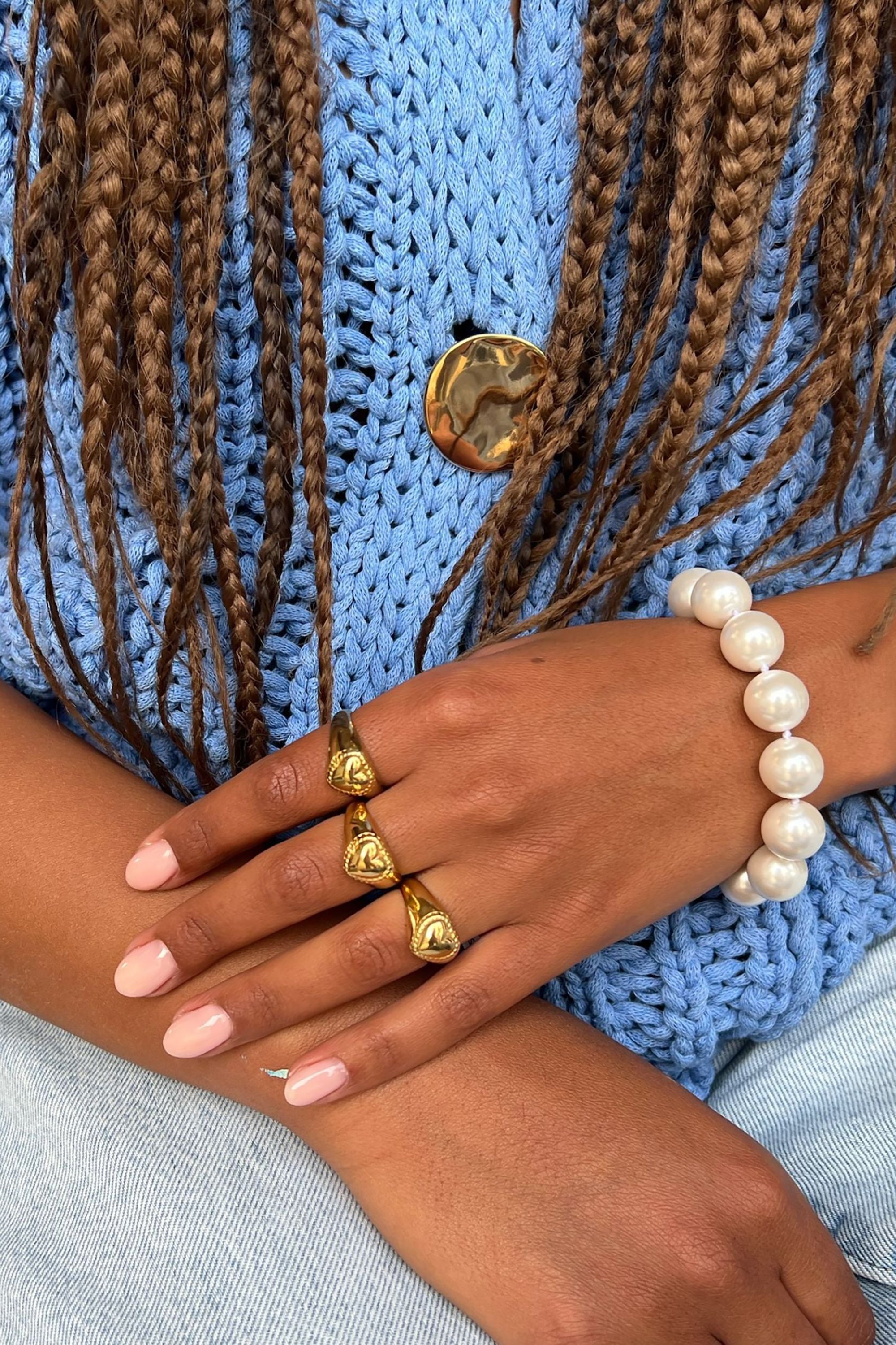 Fred Big Bracelet - White