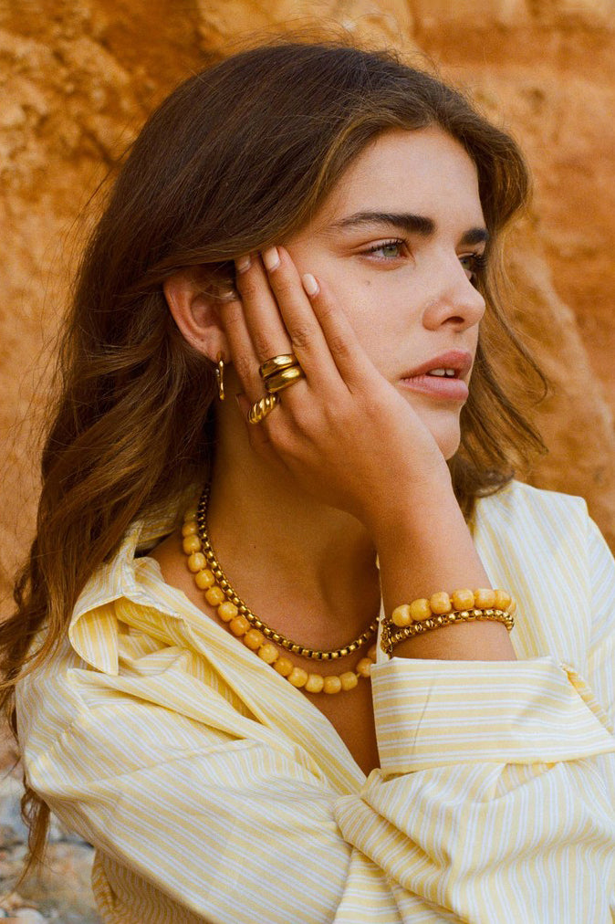 Golden Chain Bracelet - Gold