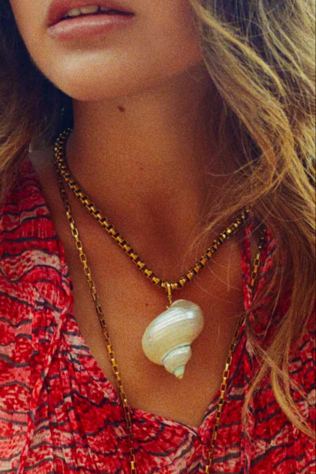 Golden Chain Necklace - Gold