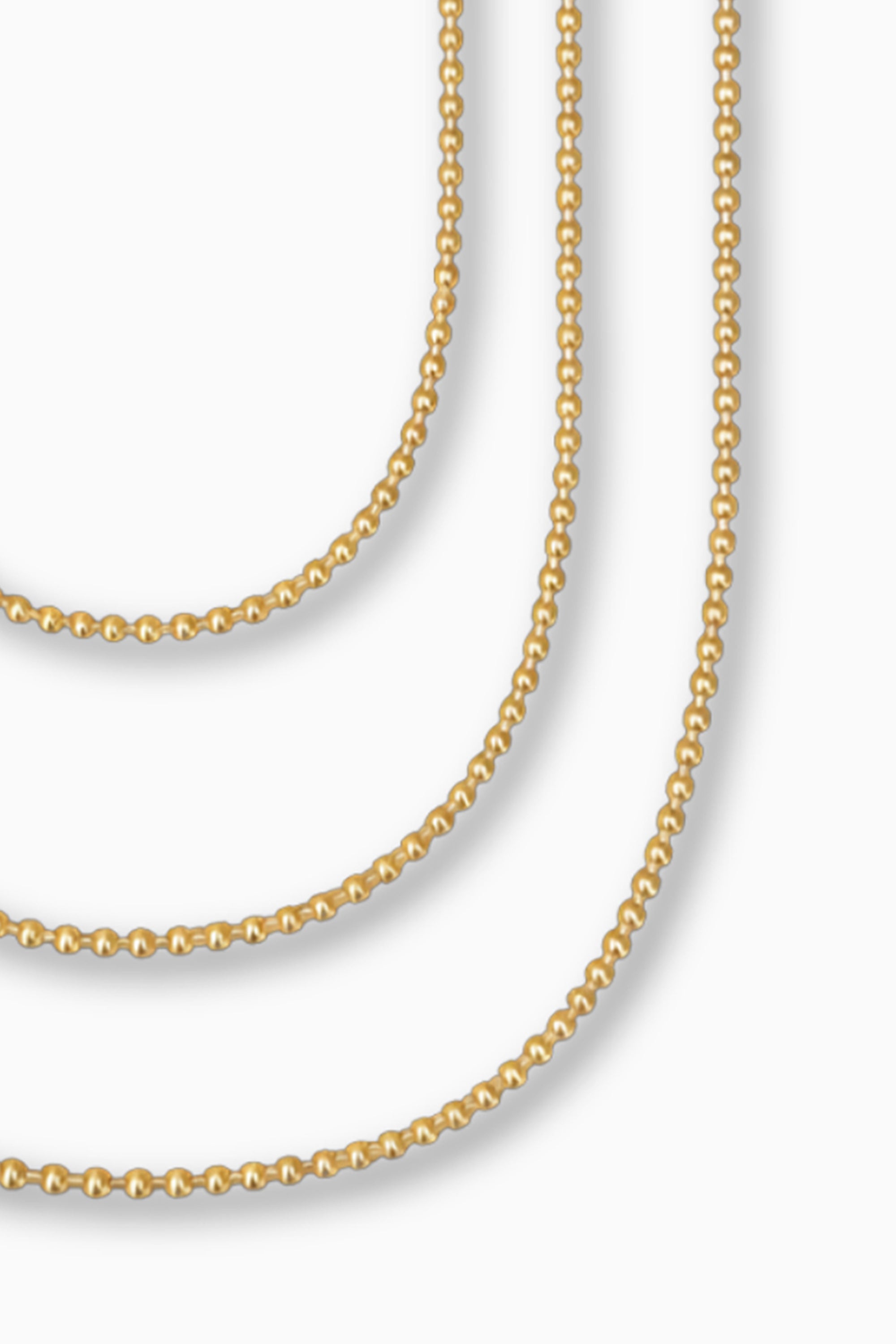 Jeanine Trio Necklace - Gold