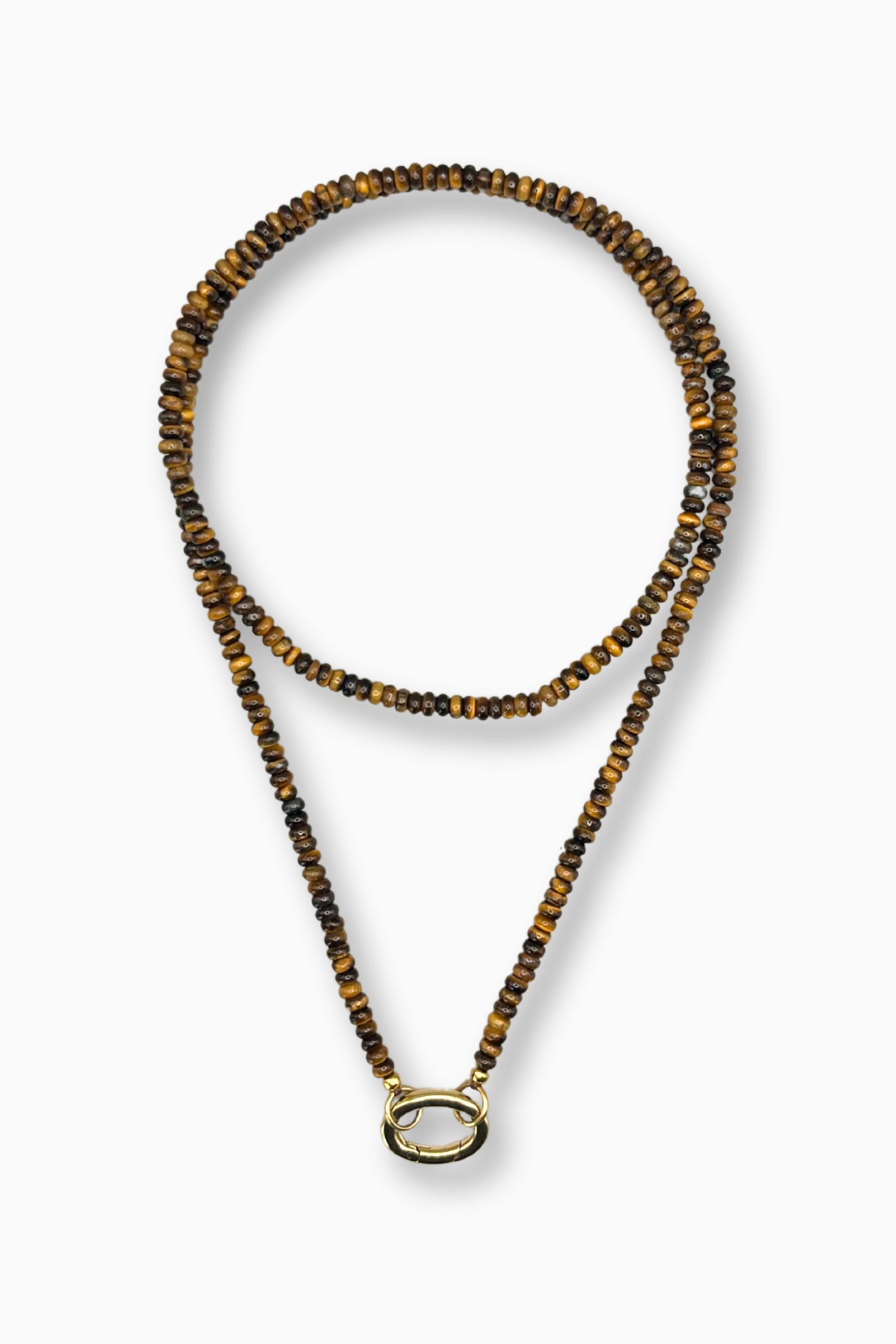Roger Long Brown Necklace - Tiger