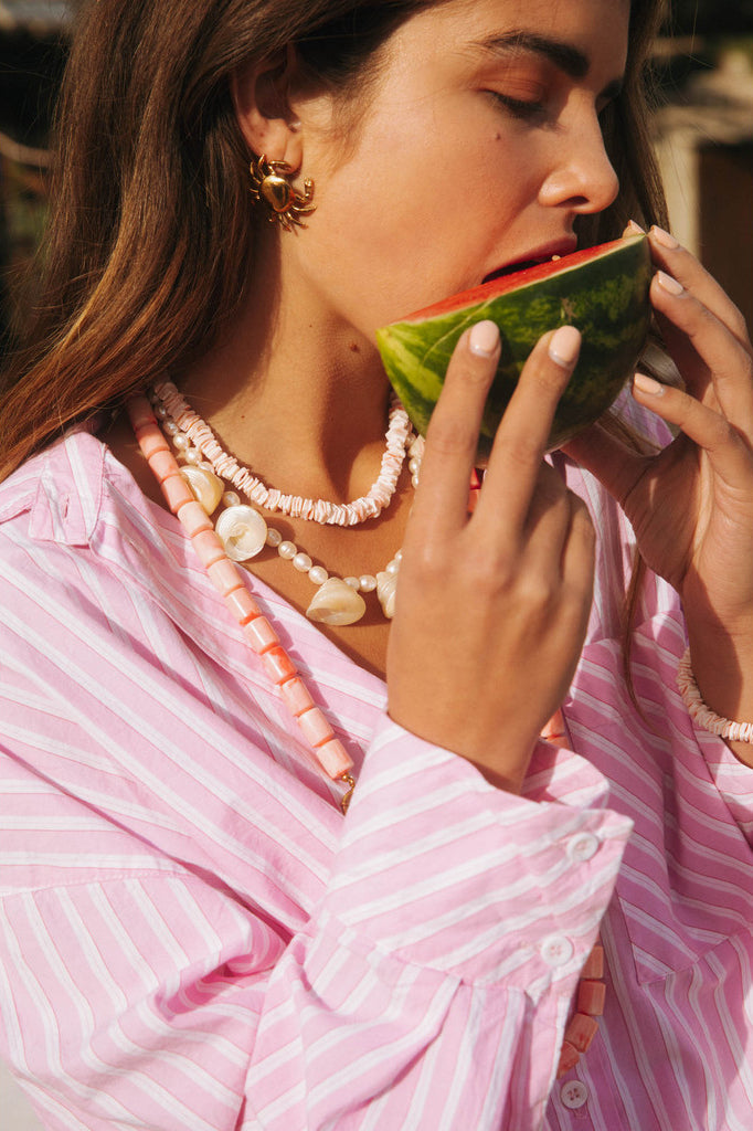 Shell Necklace - Pink